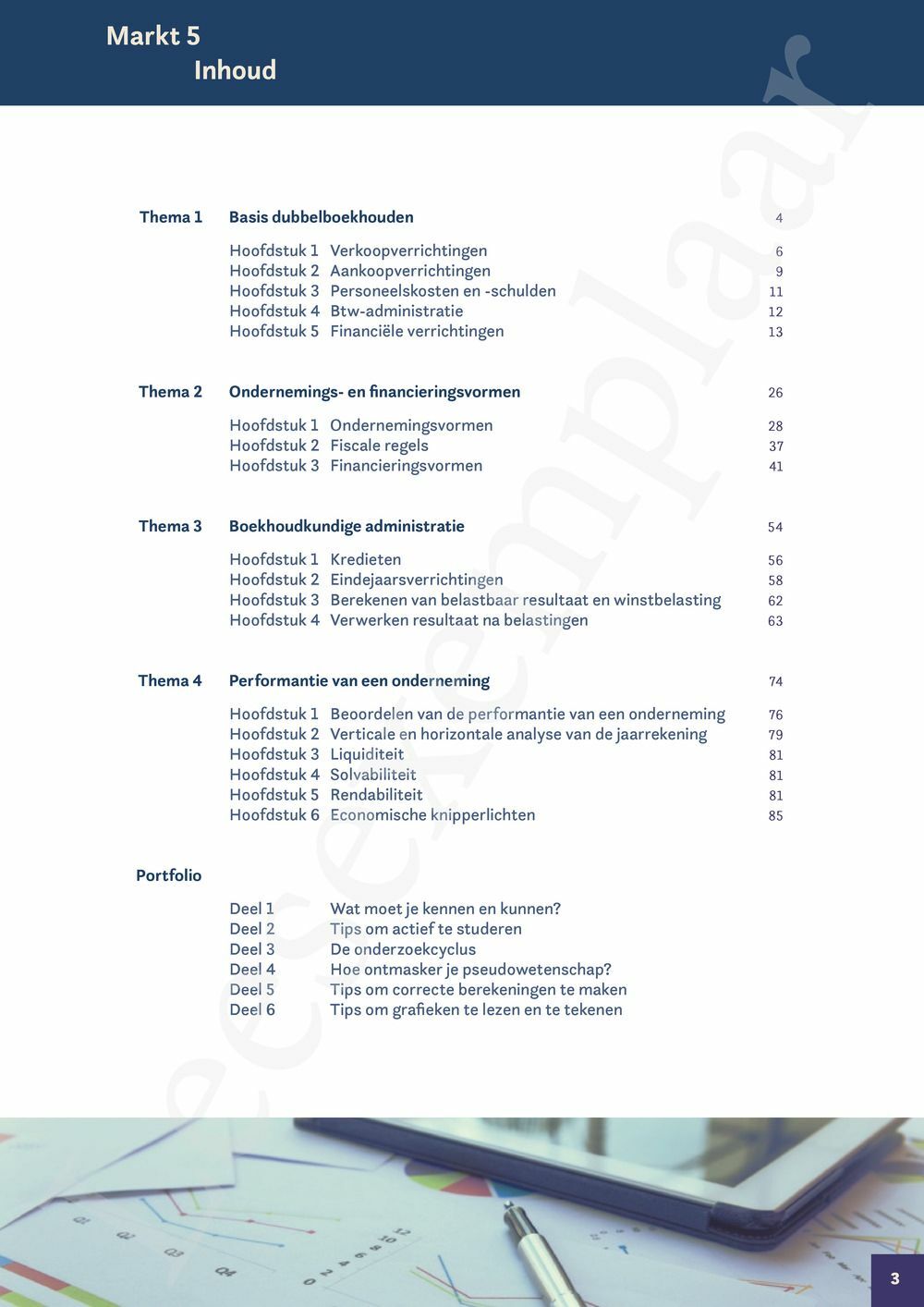 Preview: Markt 5 Bedrijfswetenschappen en Recht Werkboek (incl. Pelckmans Portaal)