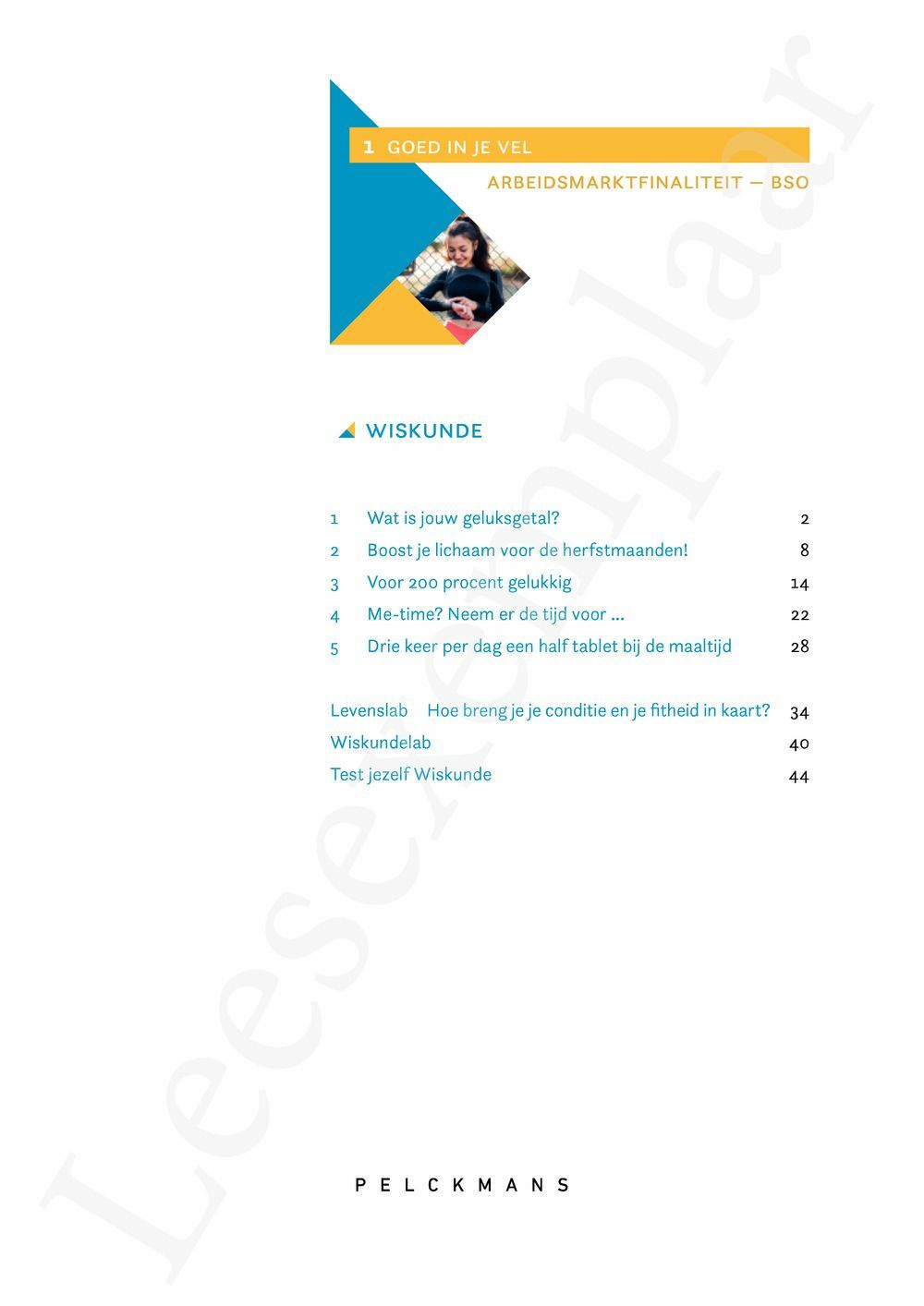 Preview: Match 5 Wiskunde Leerwerkboek (incl. Pelckmans Portaal)