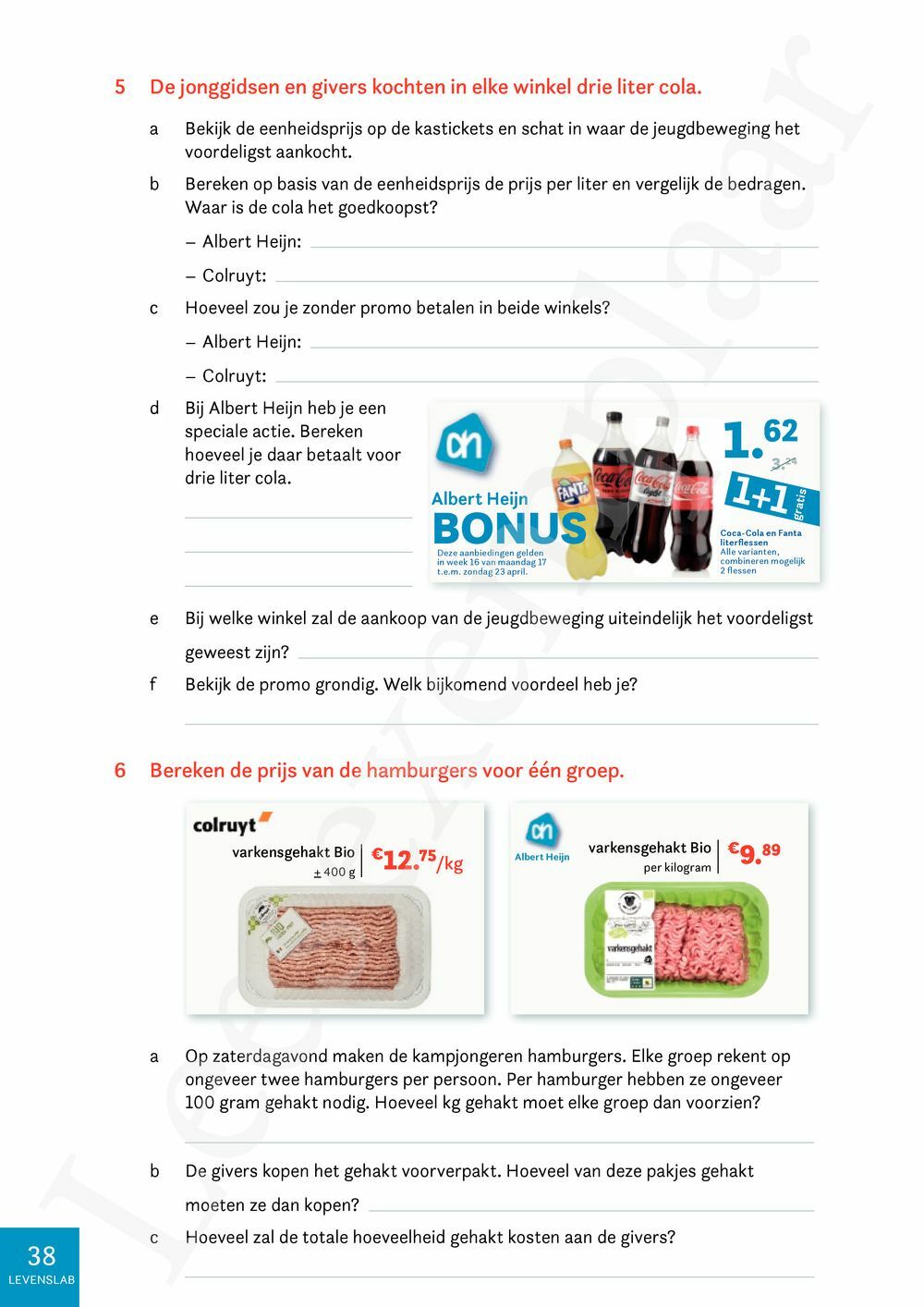 Preview: Match 5 Wiskunde Leerwerkboek (incl. Pelckmans Portaal)