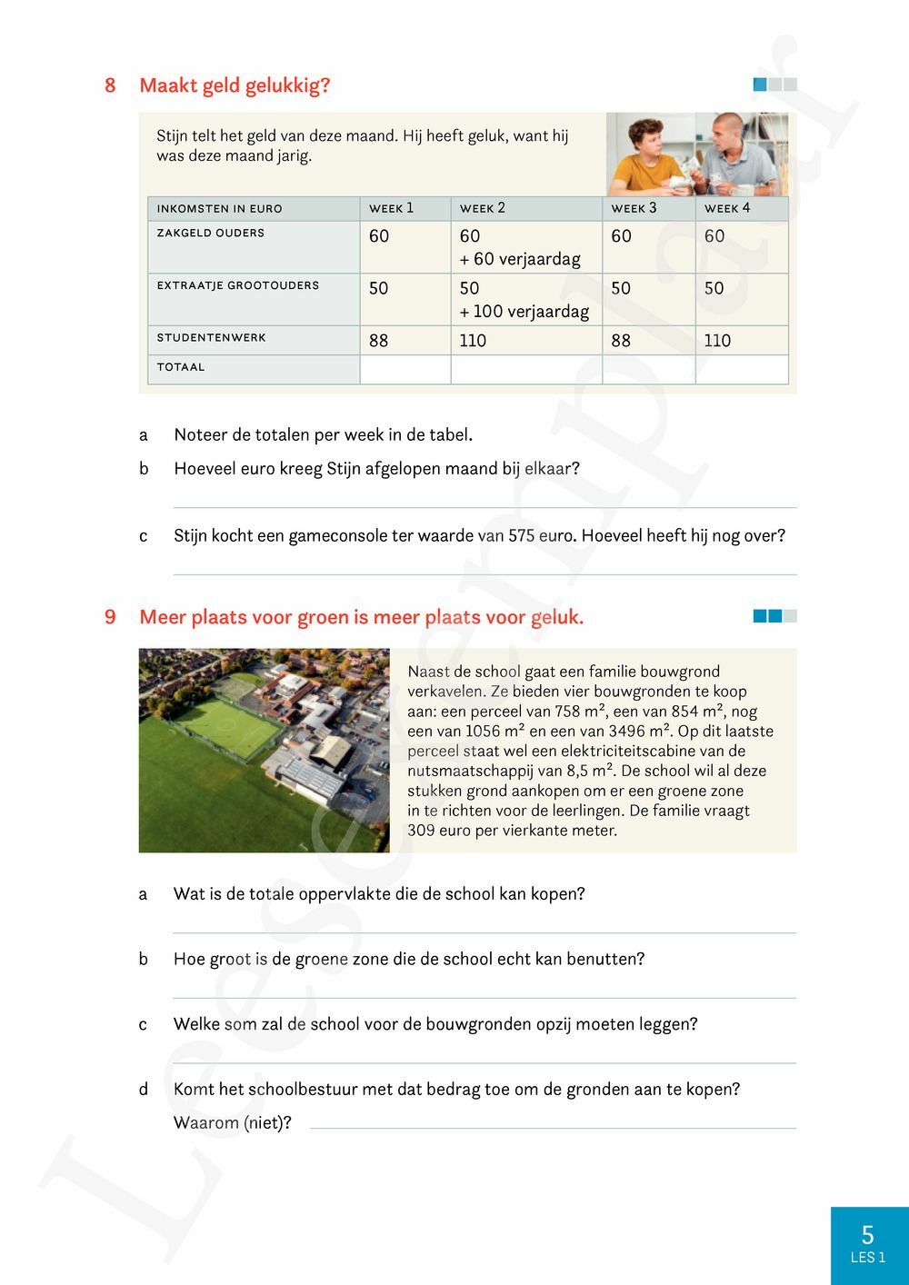 Preview: Match 5 Wiskunde Leerwerkboek (incl. Pelckmans Portaal)