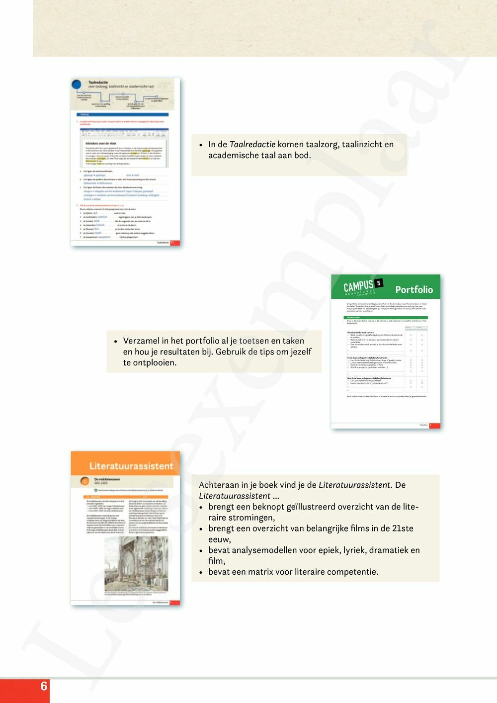 Preview: Campus Nederlands Concreet 5 3/4 Leerwerkboek (incl. Pelckmans Portaal)