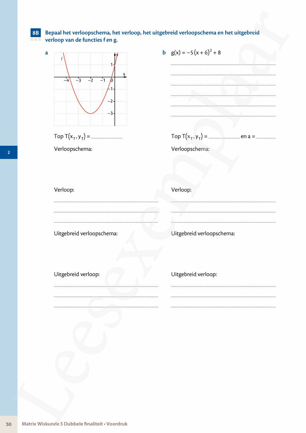 Preview: Matrix Wiskunde 5/6 Analyse, algebra Dubbele finaliteit Leerwerkboek (incl. Pelckmans Portaal)