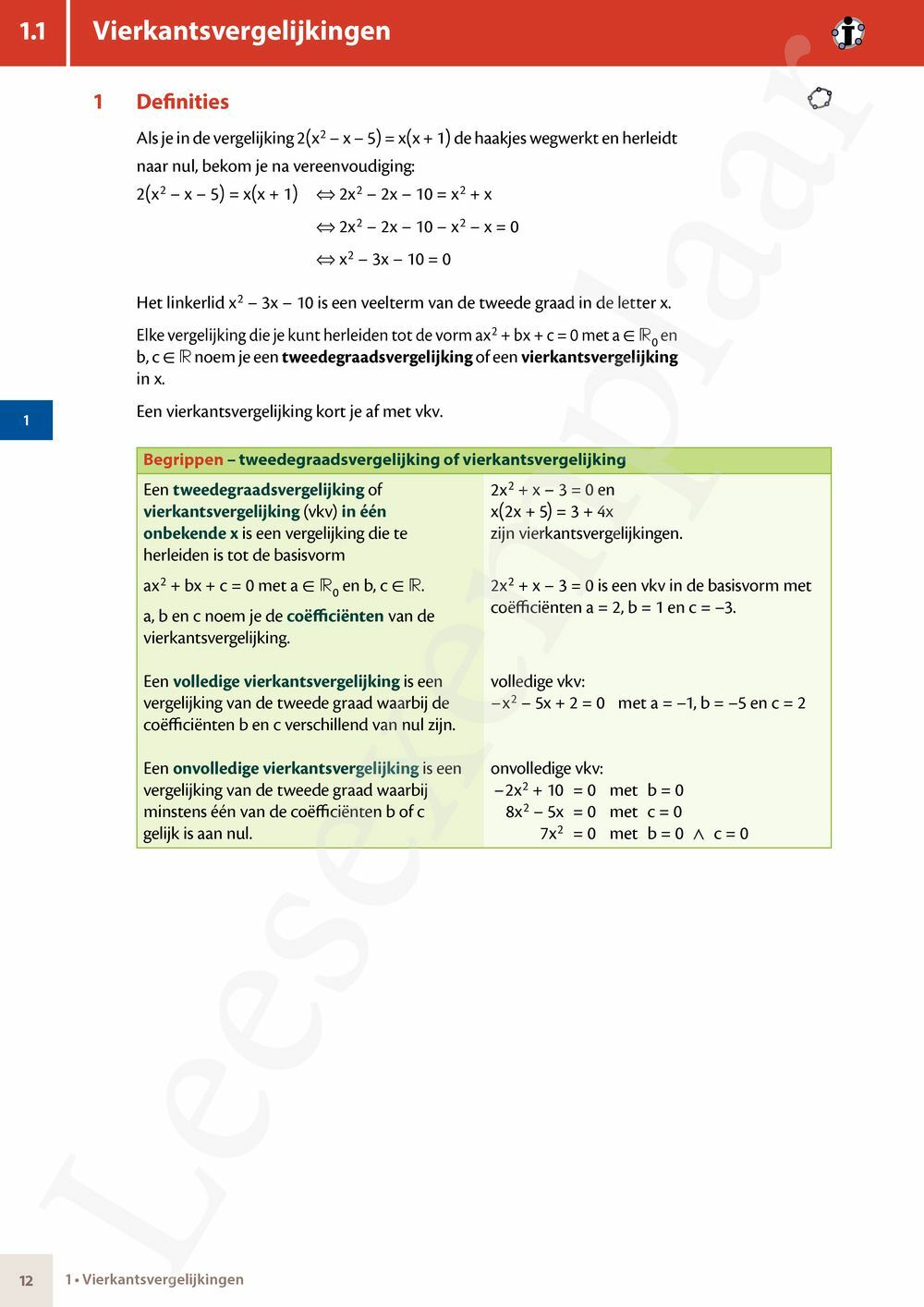 Preview: Matrix Wiskunde 5/6 Analyse, algebra Dubbele finaliteit Leerwerkboek (incl. Pelckmans Portaal)