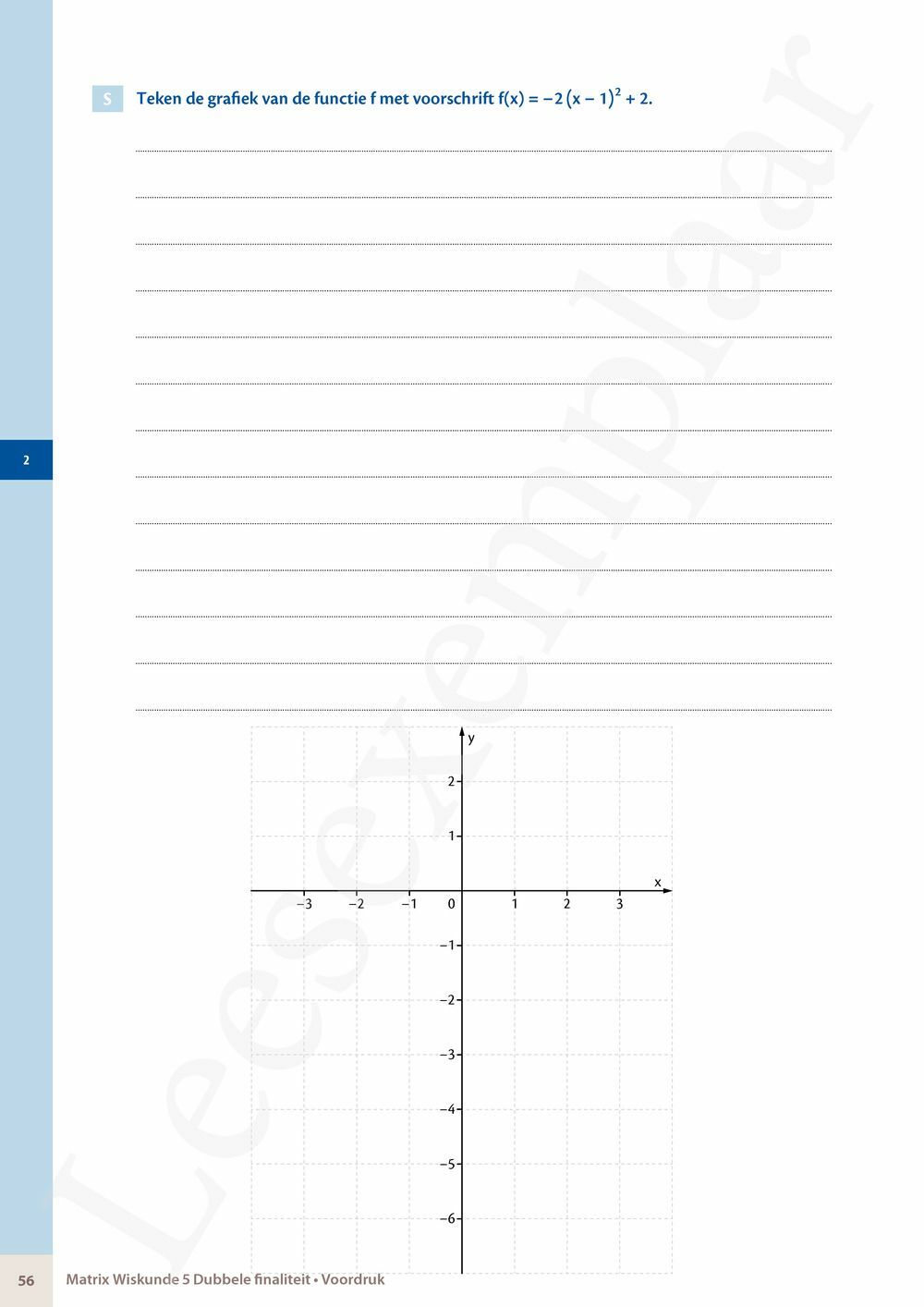 Preview: Matrix Wiskunde 5/6 Analyse, algebra Dubbele finaliteit Leerwerkboek (incl. Pelckmans Portaal)