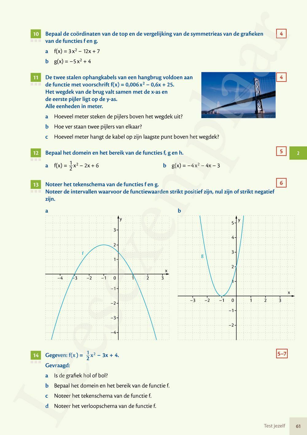 Preview: Matrix Wiskunde 5/6 Analyse, algebra Dubbele finaliteit Leerwerkboek (incl. Pelckmans Portaal)