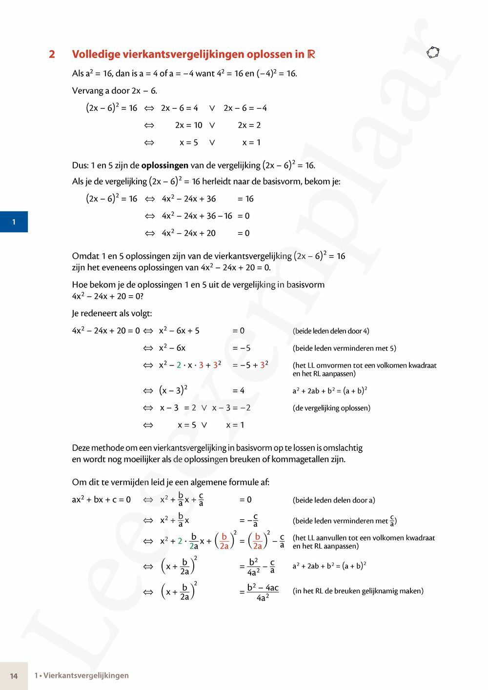 Preview: Matrix Wiskunde 5/6 Analyse, algebra Dubbele finaliteit Leerwerkboek (incl. Pelckmans Portaal)