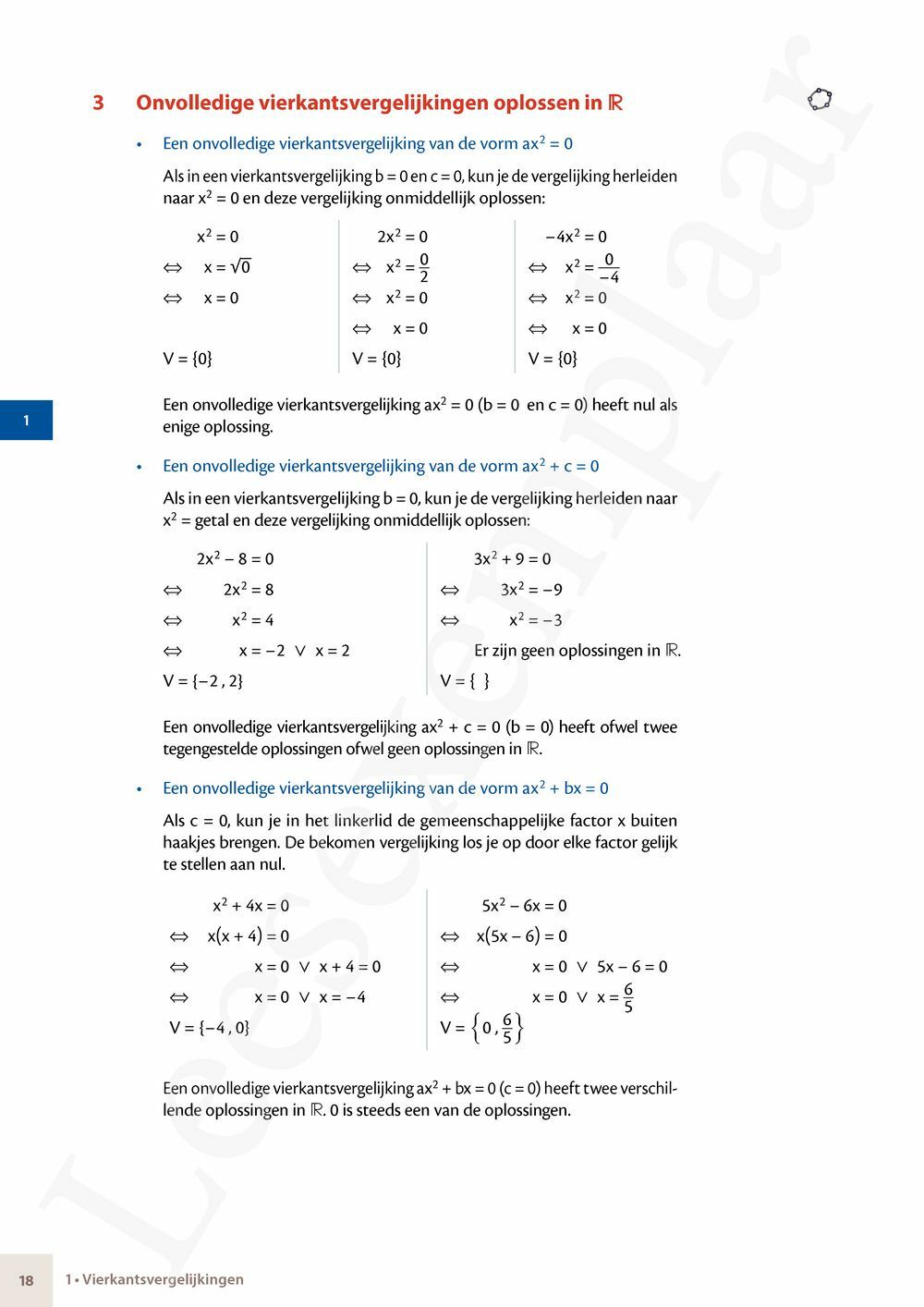 Preview: Matrix Wiskunde 5/6 Analyse, algebra Dubbele finaliteit Leerwerkboek (incl. Pelckmans Portaal)