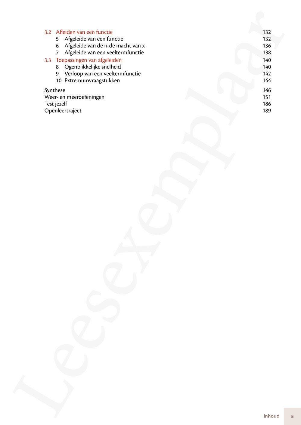 Preview: Matrix Wiskunde 5/6 Analyse, algebra Dubbele finaliteit Leerwerkboek (incl. Pelckmans Portaal)