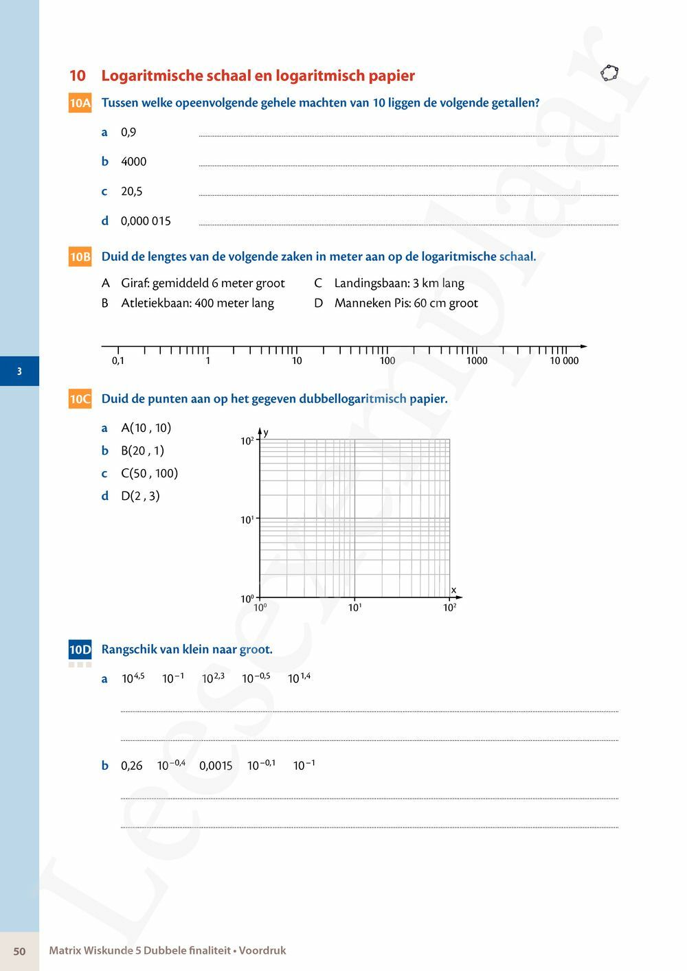 Preview: Matrix Wiskunde 5/6 Analyse, algebra Dubbele finaliteit Leerwerkboek (incl. Pelckmans Portaal)