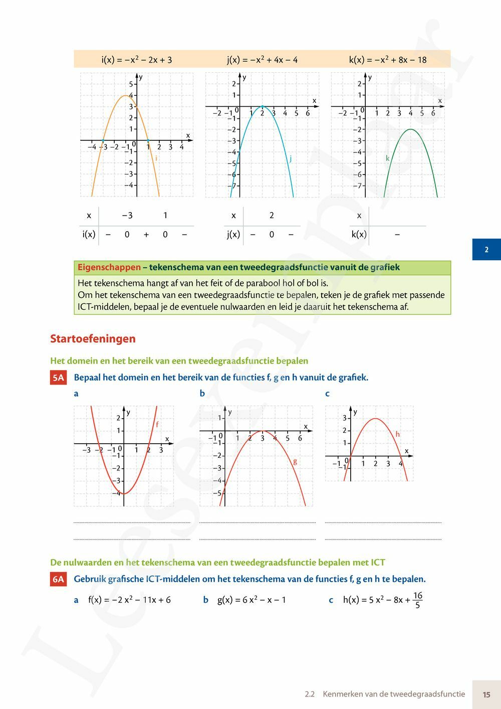 Preview: Matrix Wiskunde 5/6 Analyse, algebra Dubbele finaliteit Leerwerkboek (incl. Pelckmans Portaal)