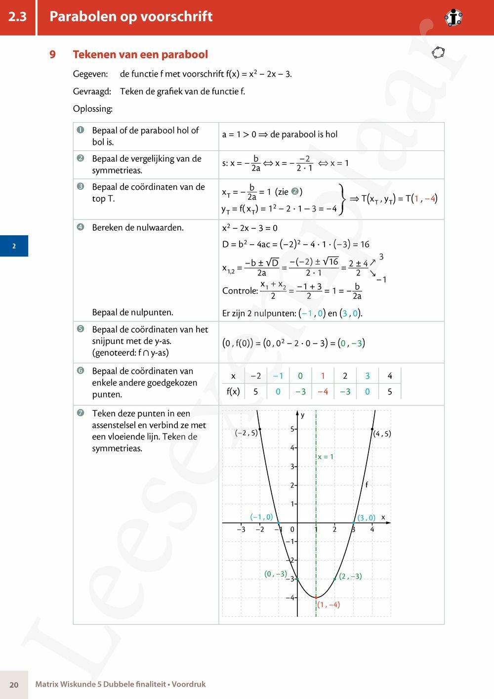 Preview: Matrix Wiskunde 5/6 Analyse, algebra Dubbele finaliteit Leerwerkboek (incl. Pelckmans Portaal)