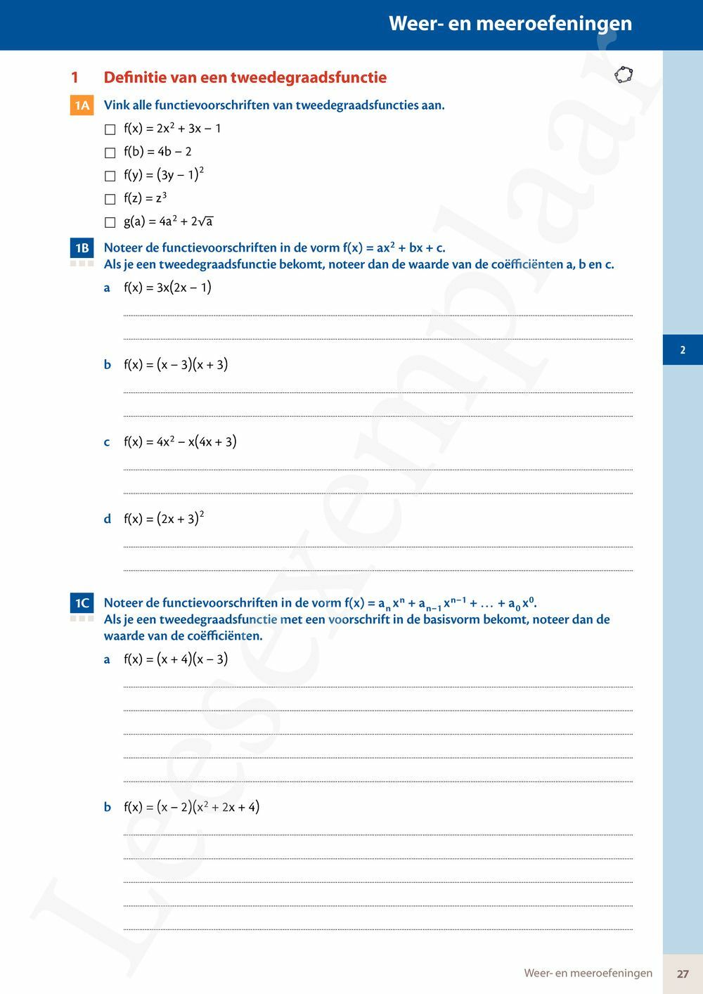 Preview: Matrix Wiskunde 5/6 Analyse, algebra Dubbele finaliteit Leerwerkboek (incl. Pelckmans Portaal)