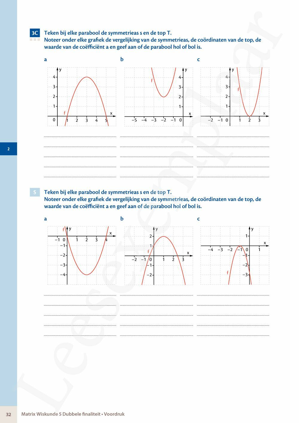 Preview: Matrix Wiskunde 5/6 Analyse, algebra Dubbele finaliteit Leerwerkboek (incl. Pelckmans Portaal)