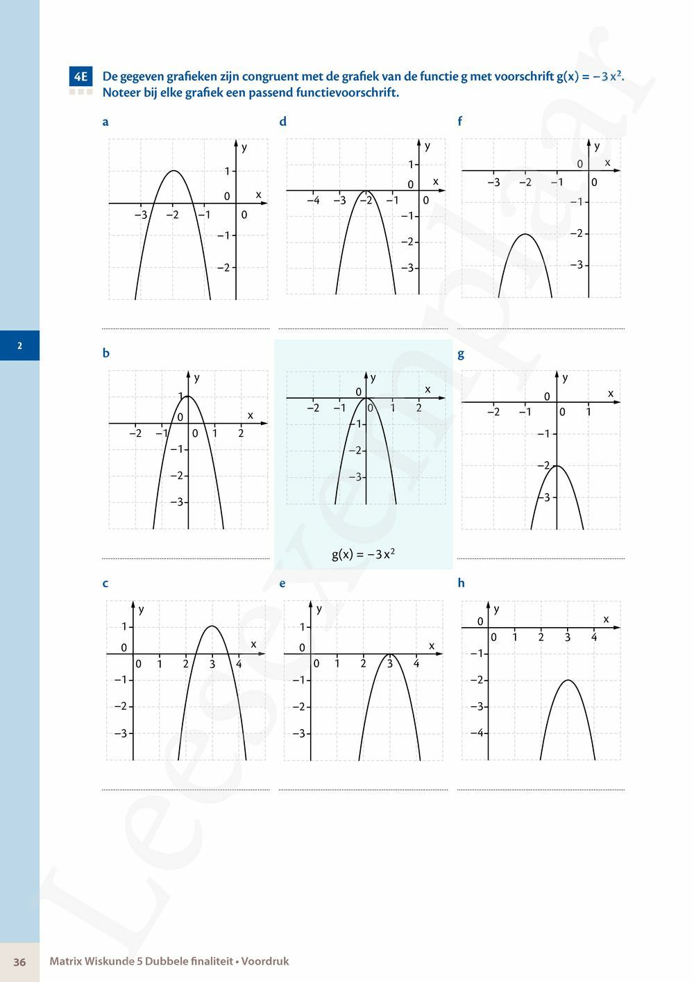 Preview: Matrix Wiskunde 5/6 Analyse, algebra Dubbele finaliteit Leerwerkboek (incl. Pelckmans Portaal)