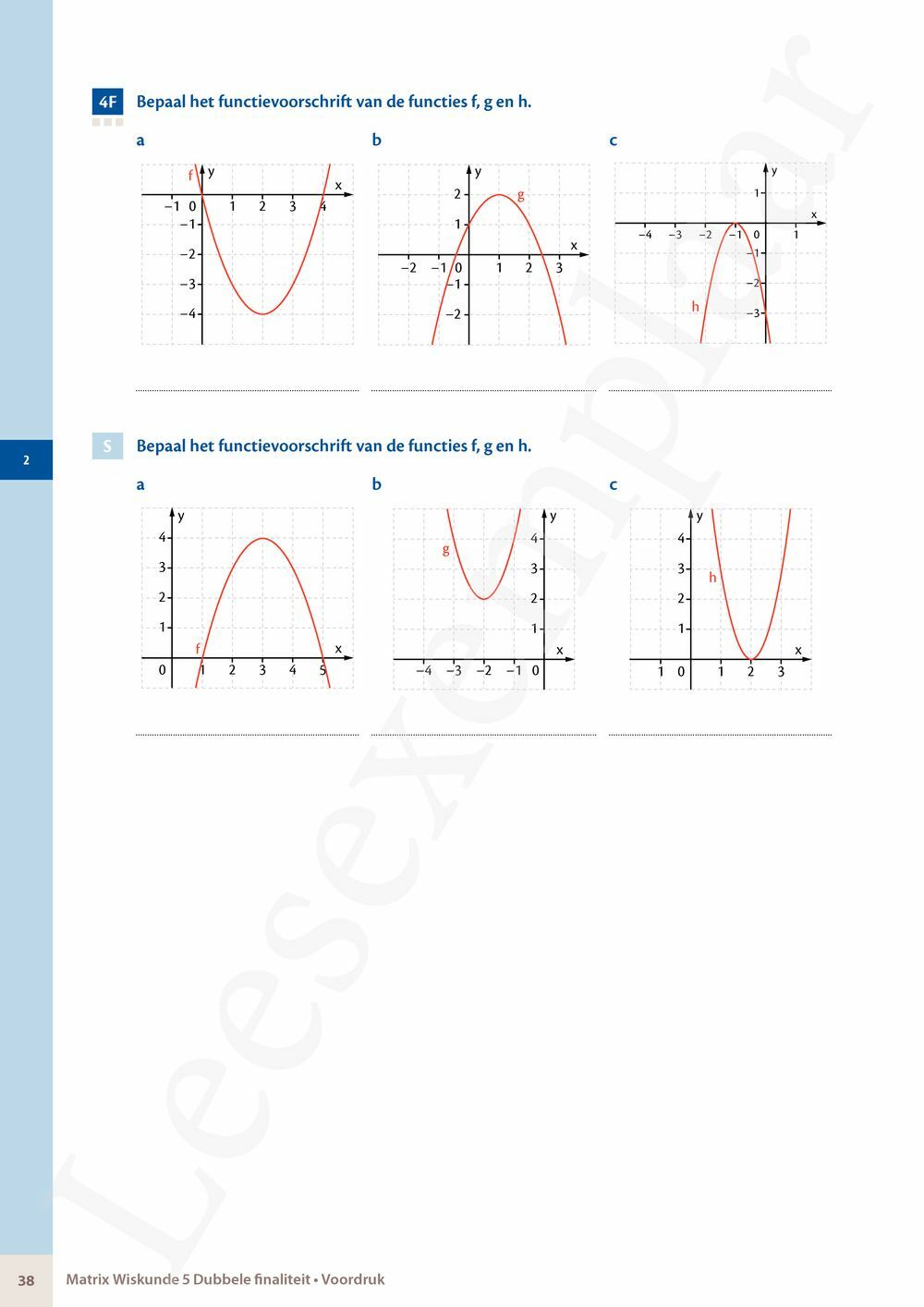Preview: Matrix Wiskunde 5/6 Analyse, algebra Dubbele finaliteit Leerwerkboek (incl. Pelckmans Portaal)