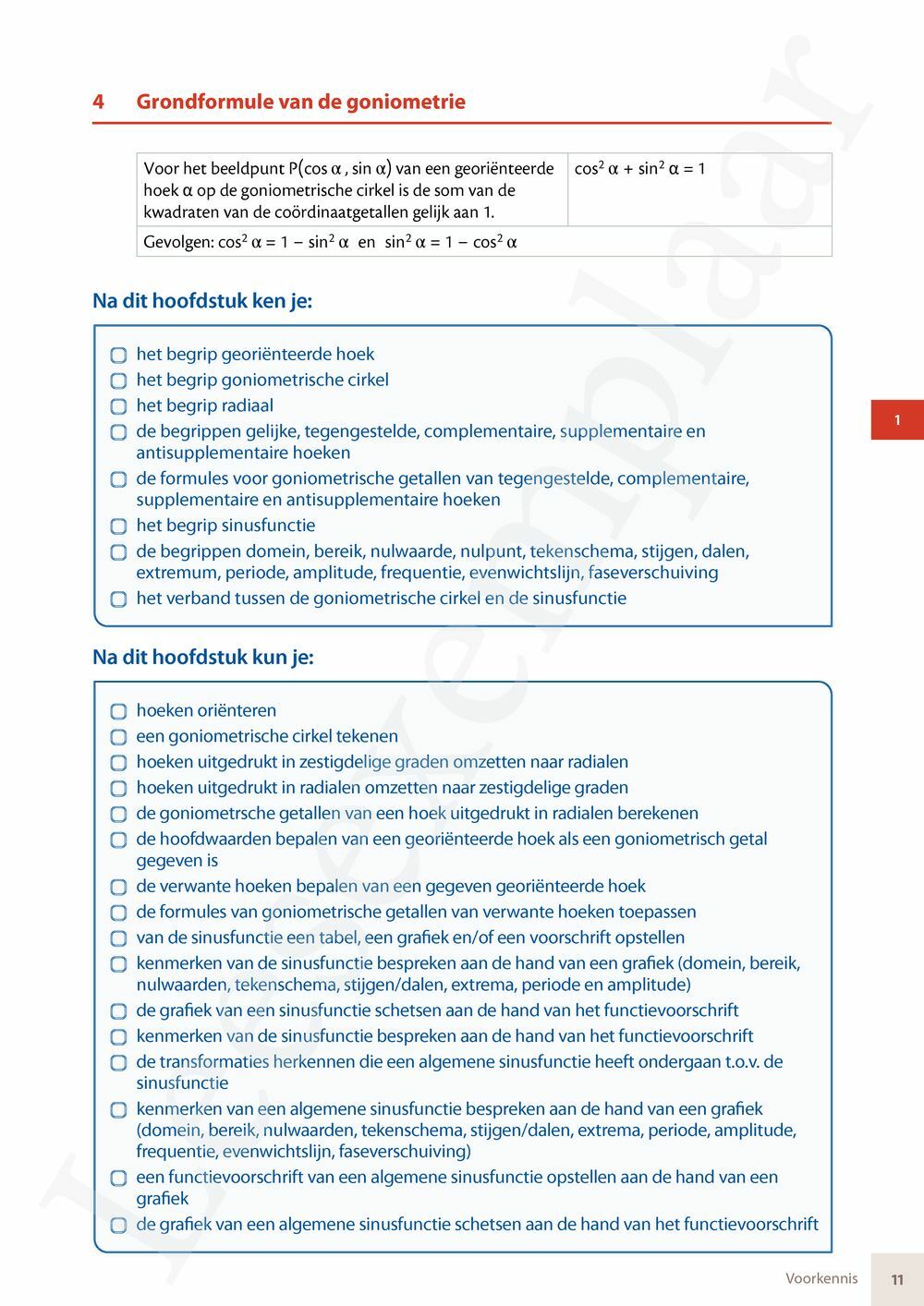 Preview: Matrix Wiskunde 5/6 Goniometrie, vectoren, ruimtemeetkunde Dubbele finaliteit Leerwerkboek (incl. Pelckmans Portaal)