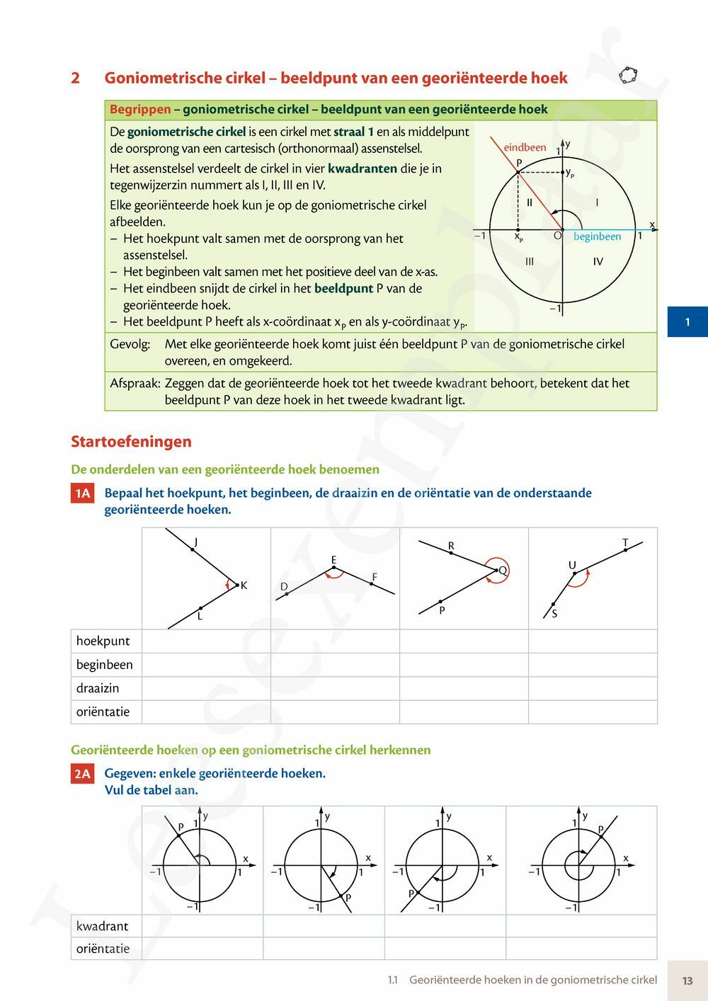 Preview: Matrix Wiskunde 5/6 Goniometrie, vectoren, ruimtemeetkunde Dubbele finaliteit Leerwerkboek (incl. Pelckmans Portaal)