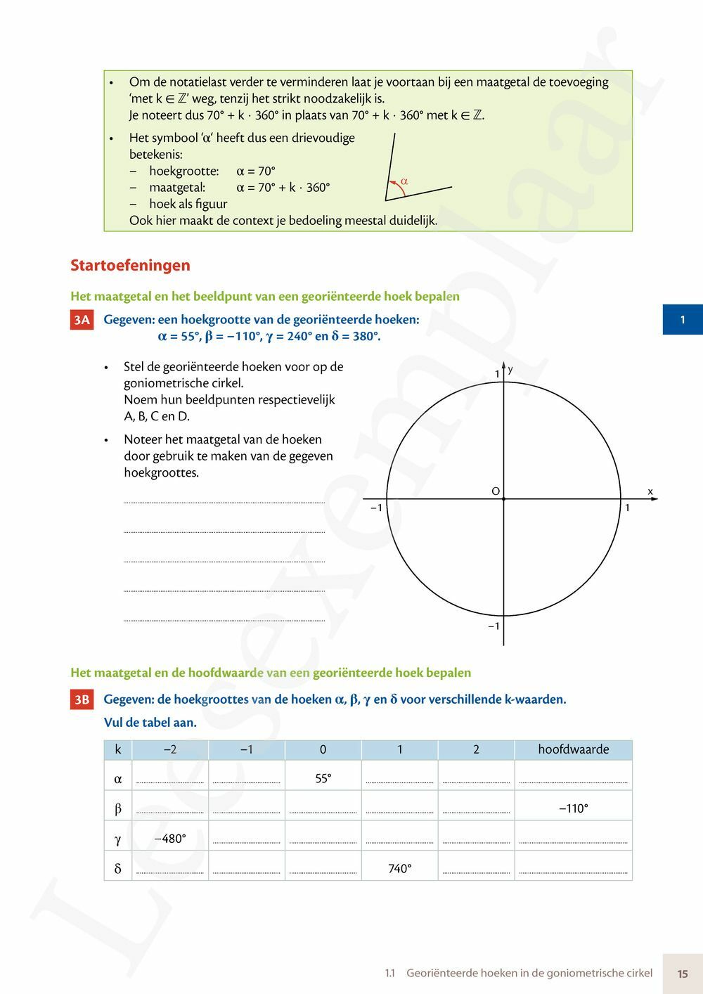 Preview: Matrix Wiskunde 5/6 Goniometrie, vectoren, ruimtemeetkunde Dubbele finaliteit Leerwerkboek (incl. Pelckmans Portaal)