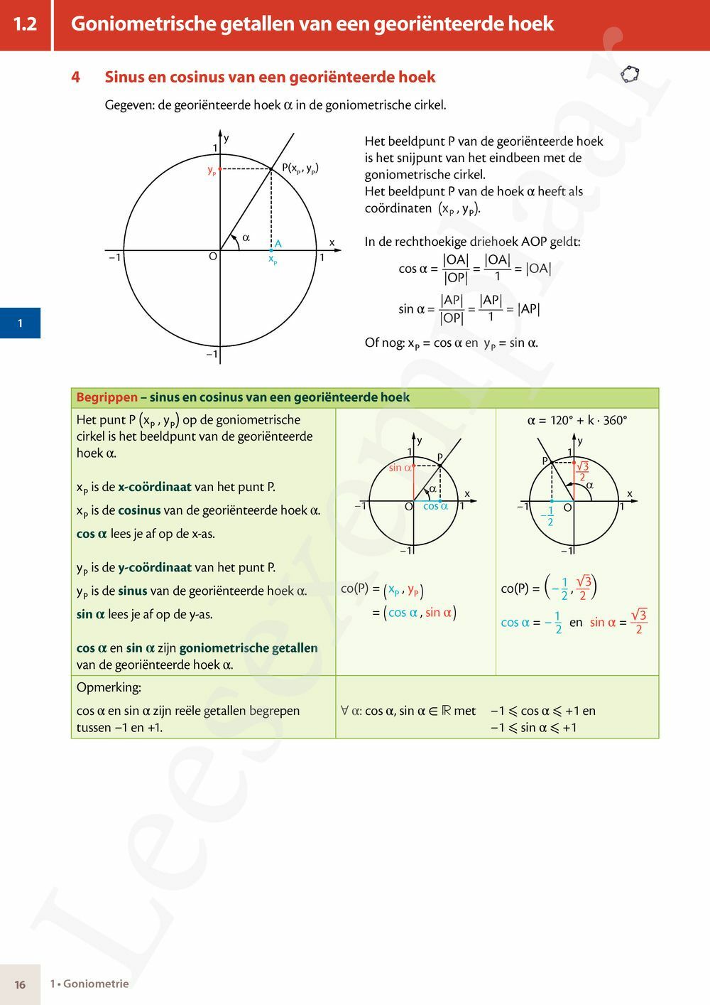 Preview: Matrix Wiskunde 5/6 Goniometrie, vectoren, ruimtemeetkunde Dubbele finaliteit Leerwerkboek (incl. Pelckmans Portaal)