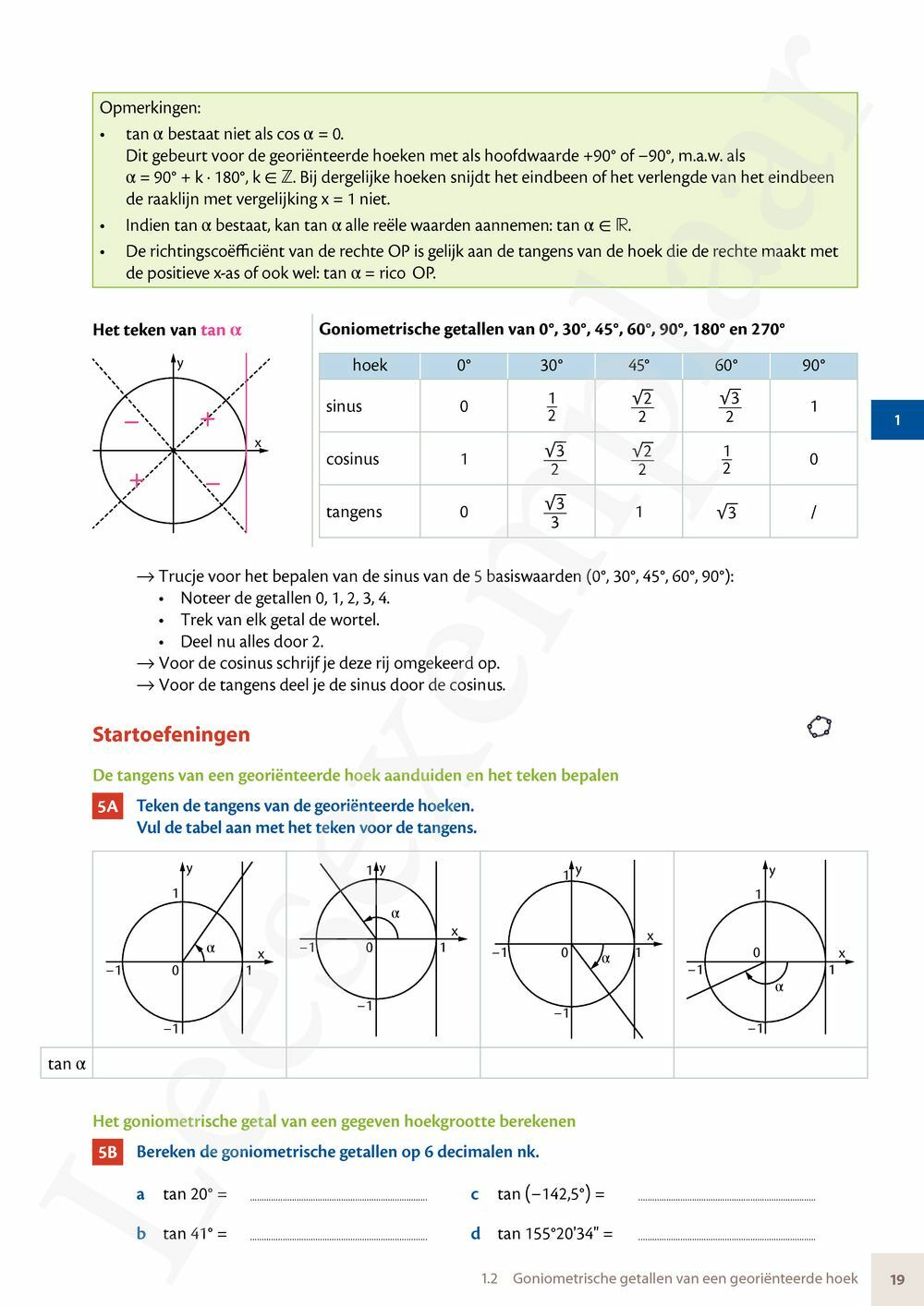 Preview: Matrix Wiskunde 5/6 Goniometrie, vectoren, ruimtemeetkunde Dubbele finaliteit Leerwerkboek (incl. Pelckmans Portaal)