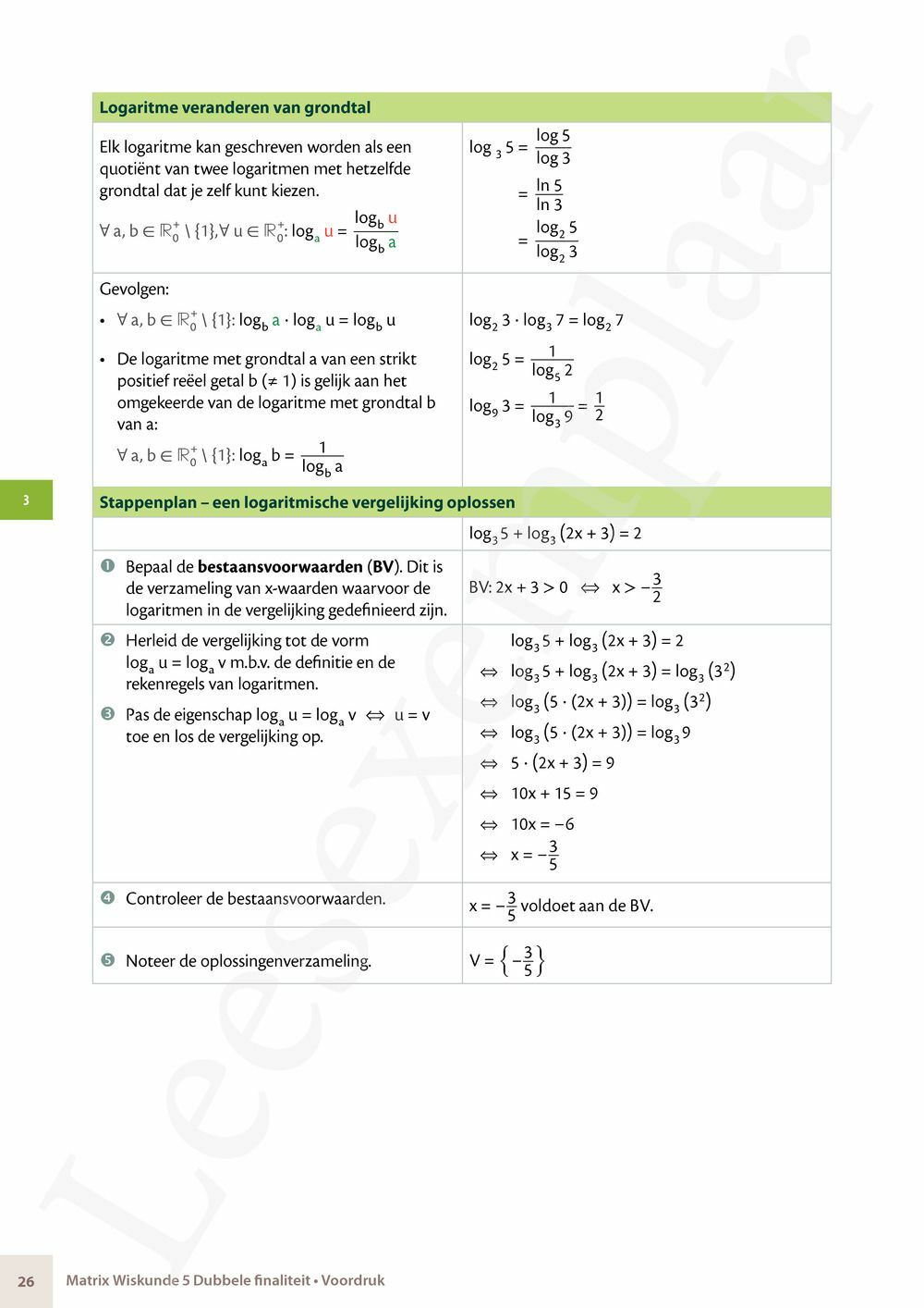 Preview: Matrix Wiskunde 5/6 Goniometrie, vectoren, ruimtemeetkunde Dubbele finaliteit Leerwerkboek (incl. Pelckmans Portaal)