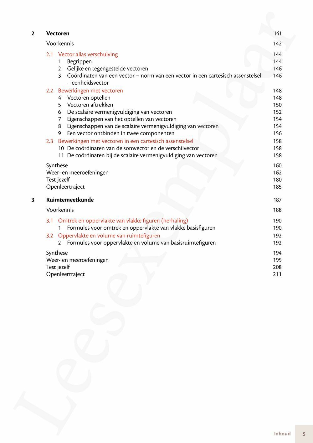 Preview: Matrix Wiskunde 5/6 Goniometrie, vectoren, ruimtemeetkunde Dubbele finaliteit Leerwerkboek (incl. Pelckmans Portaal)