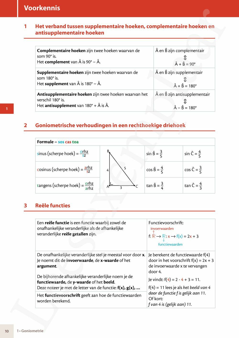 Preview: Matrix Wiskunde 5/6 Goniometrie, vectoren, ruimtemeetkunde Dubbele finaliteit Leerwerkboek (incl. Pelckmans Portaal)