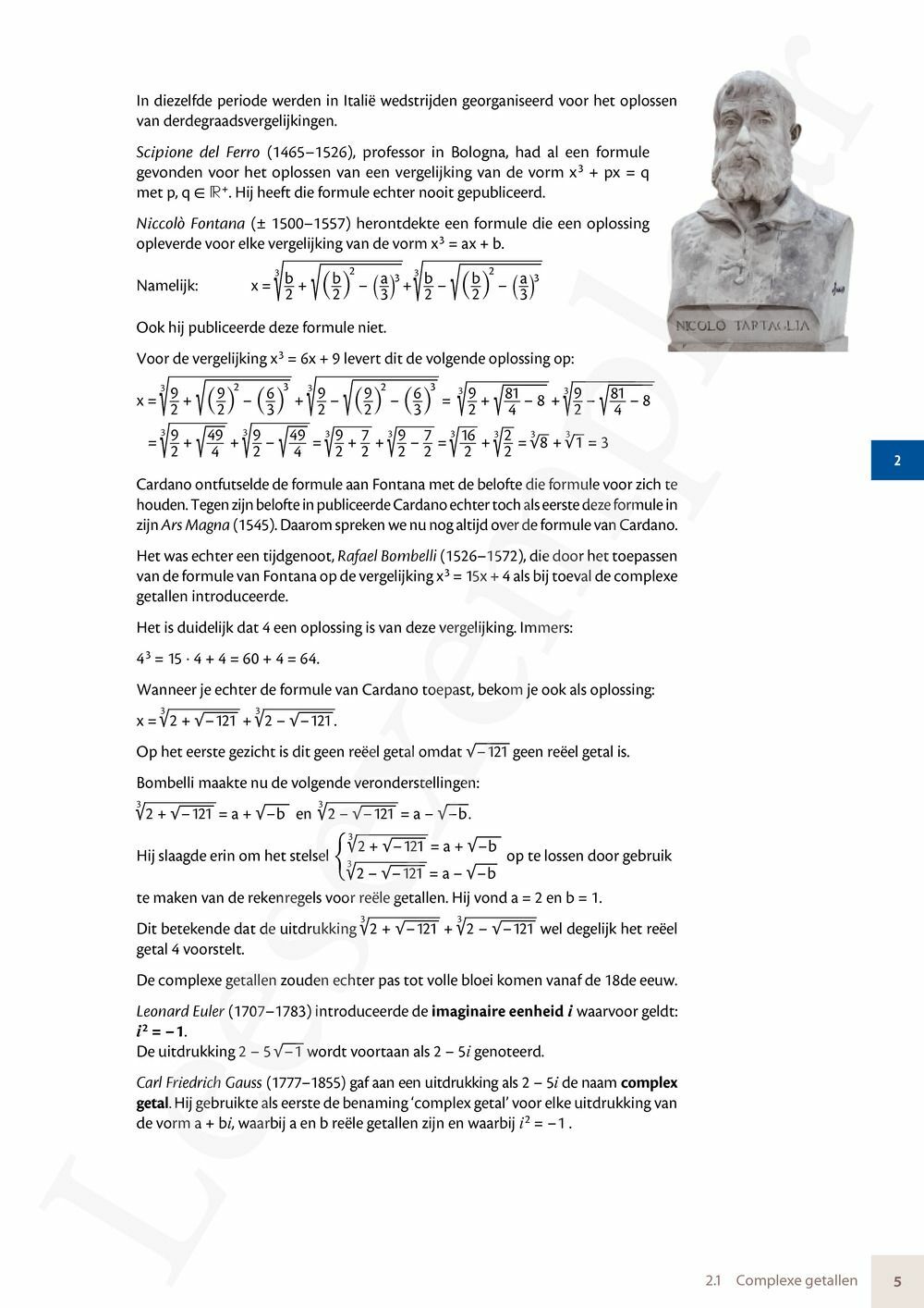 Preview: Matrix Wiskunde 5 Logica, complexe getallen Doorstroom Wetenschappen Handboek (incl. Pelckmans Portaal)