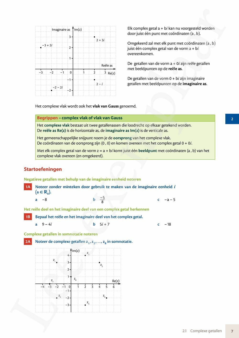 Preview: Matrix Wiskunde 5 Logica, complexe getallen Doorstroom Wetenschappen Handboek (incl. Pelckmans Portaal)