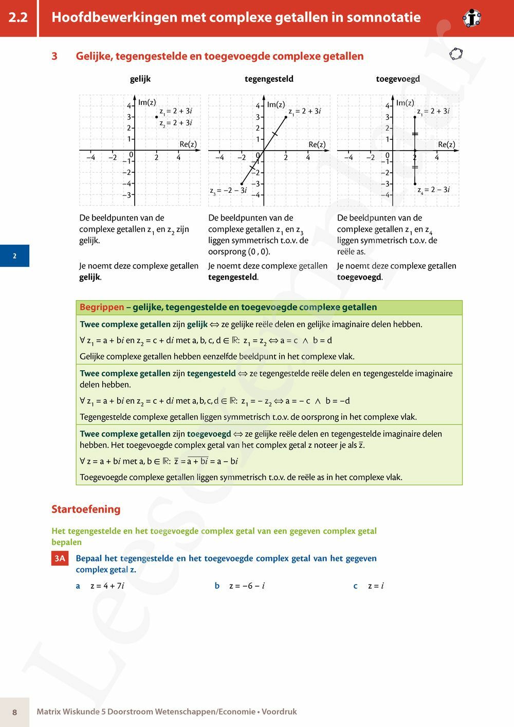 Preview: Matrix Wiskunde 5 Logica, complexe getallen Doorstroom Wetenschappen Handboek (incl. Pelckmans Portaal)