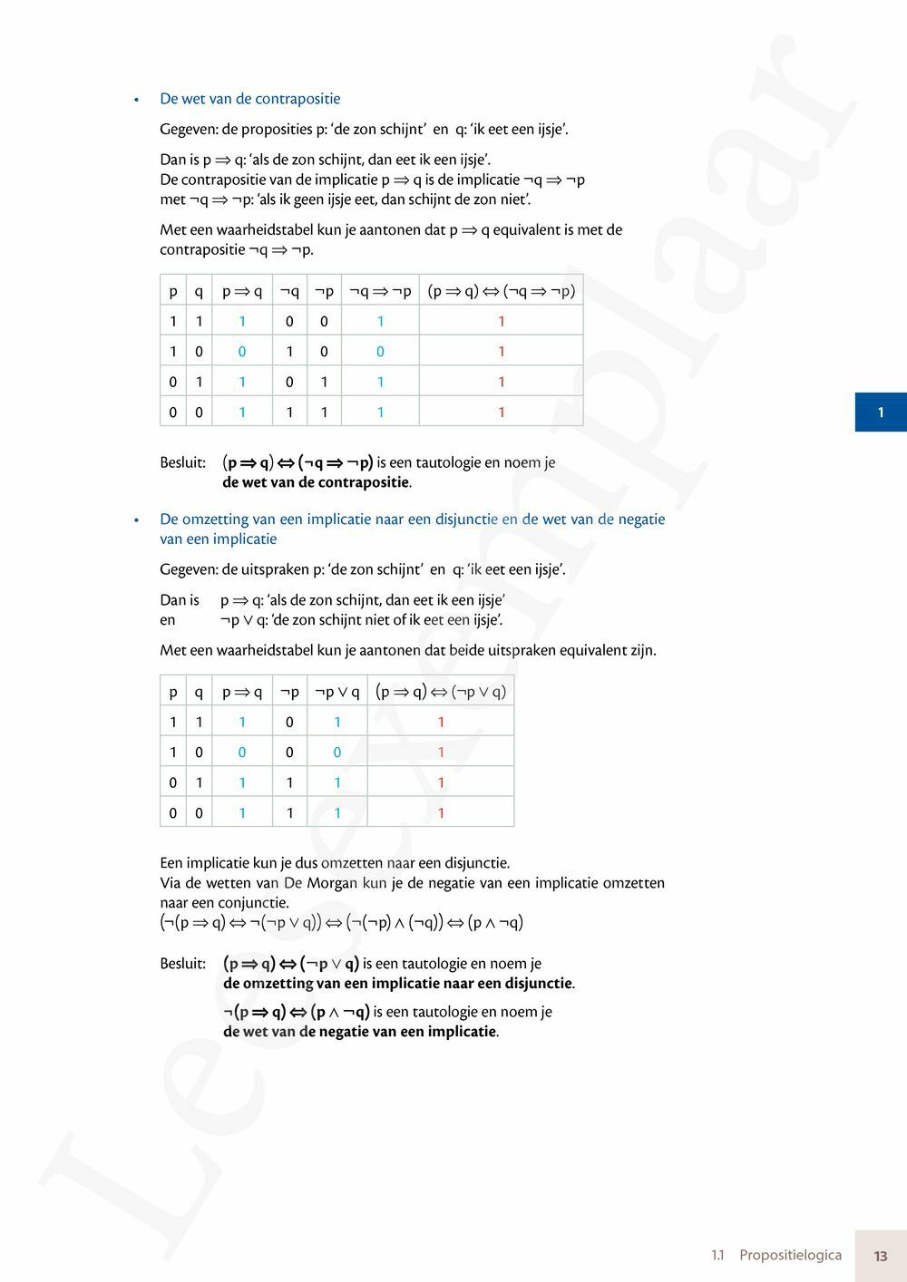 Preview: Matrix Wiskunde 5 Logica, complexe getallen Doorstroom Wetenschappen Handboek (incl. Pelckmans Portaal)