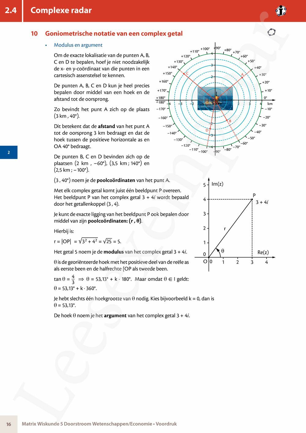 Preview: Matrix Wiskunde 5 Logica, complexe getallen Doorstroom Wetenschappen Handboek (incl. Pelckmans Portaal)