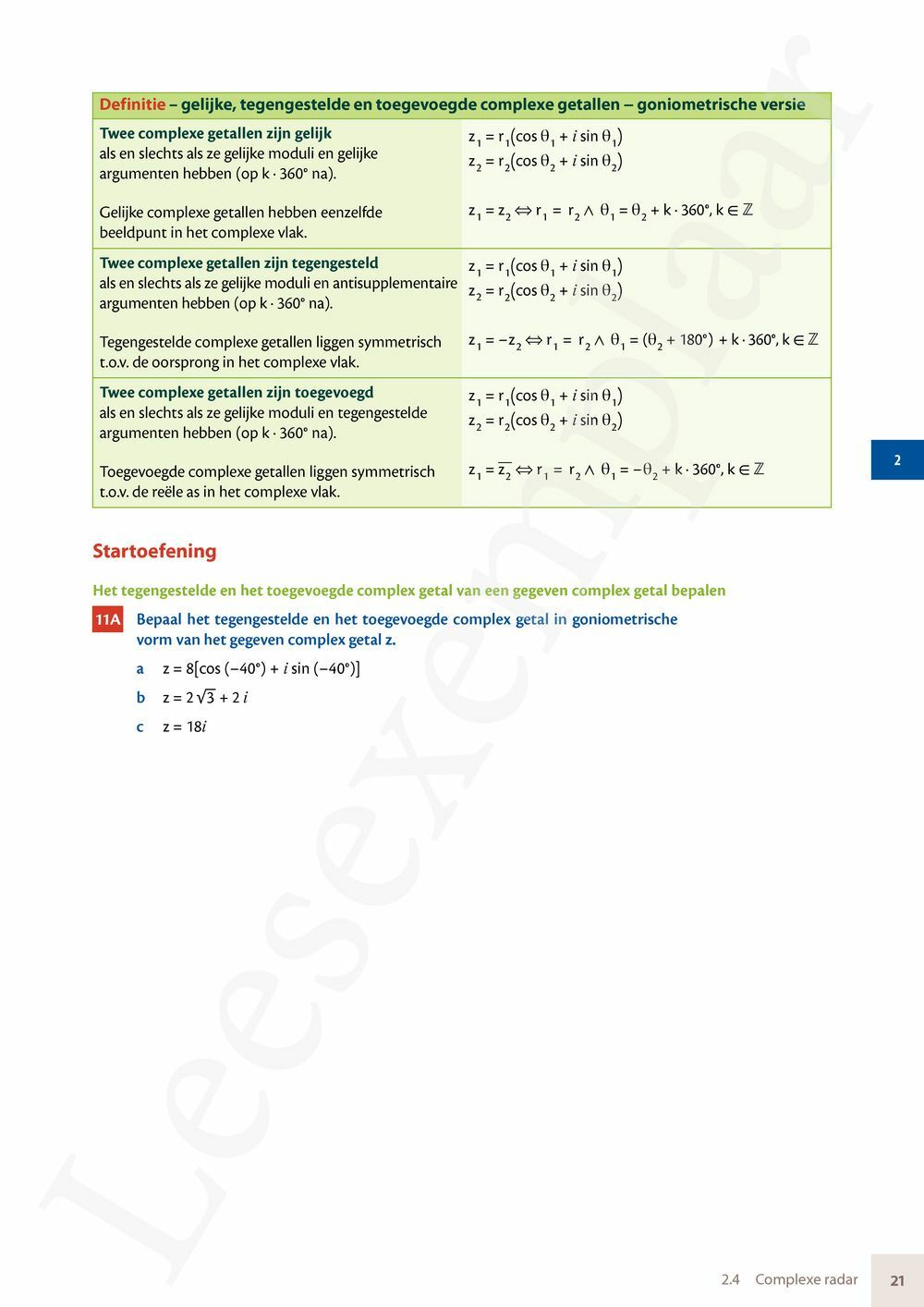 Preview: Matrix Wiskunde 5 Logica, complexe getallen Doorstroom Wetenschappen Handboek (incl. Pelckmans Portaal)