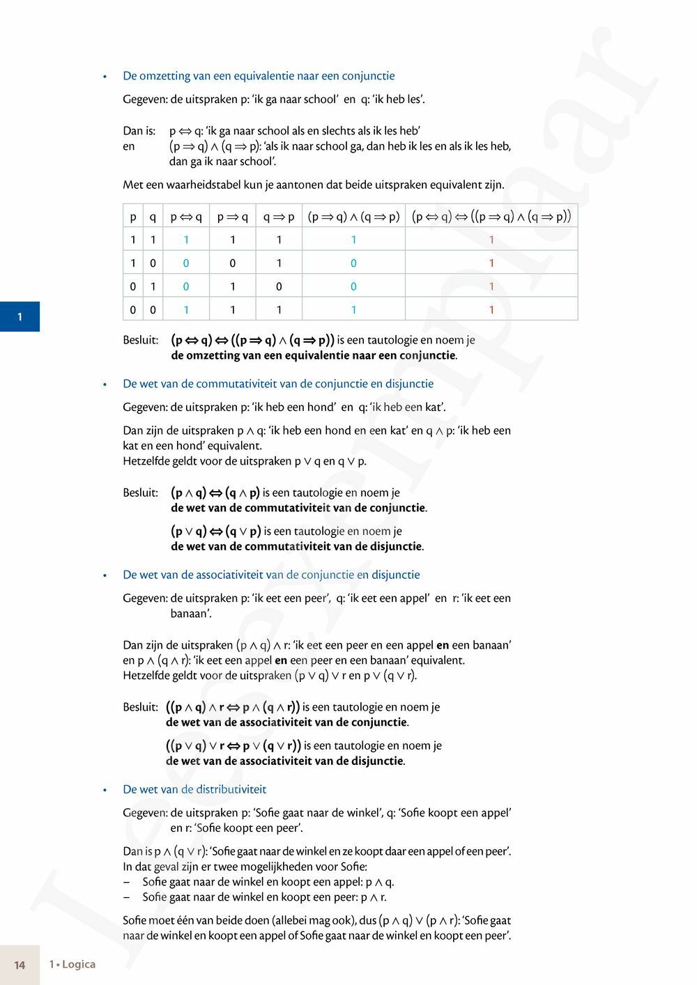 Preview: Matrix Wiskunde 5 Logica, complexe getallen Doorstroom Wetenschappen Handboek (incl. Pelckmans Portaal)