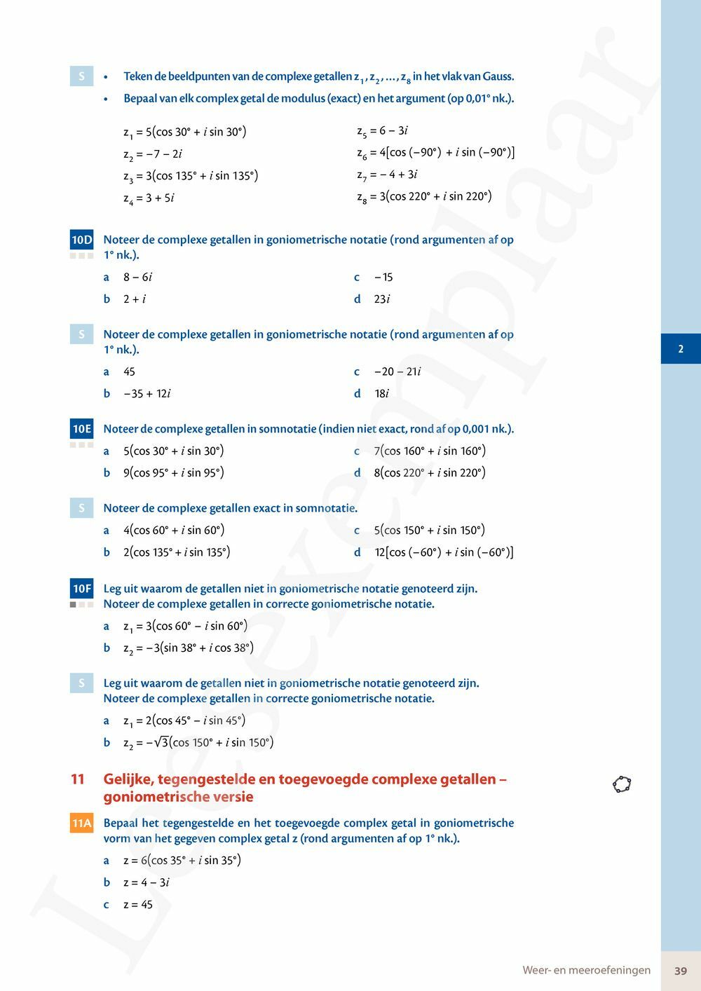 Preview: Matrix Wiskunde 5 Logica, complexe getallen Doorstroom Wetenschappen Handboek (incl. Pelckmans Portaal)