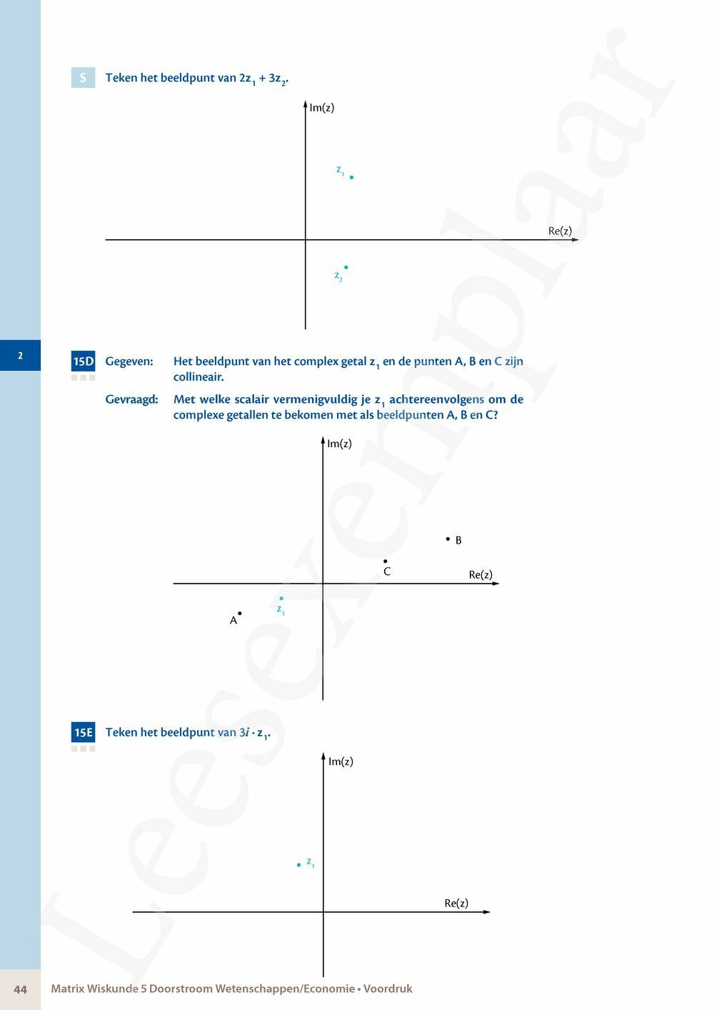 Preview: Matrix Wiskunde 5 Logica, complexe getallen Doorstroom Wetenschappen Handboek (incl. Pelckmans Portaal)