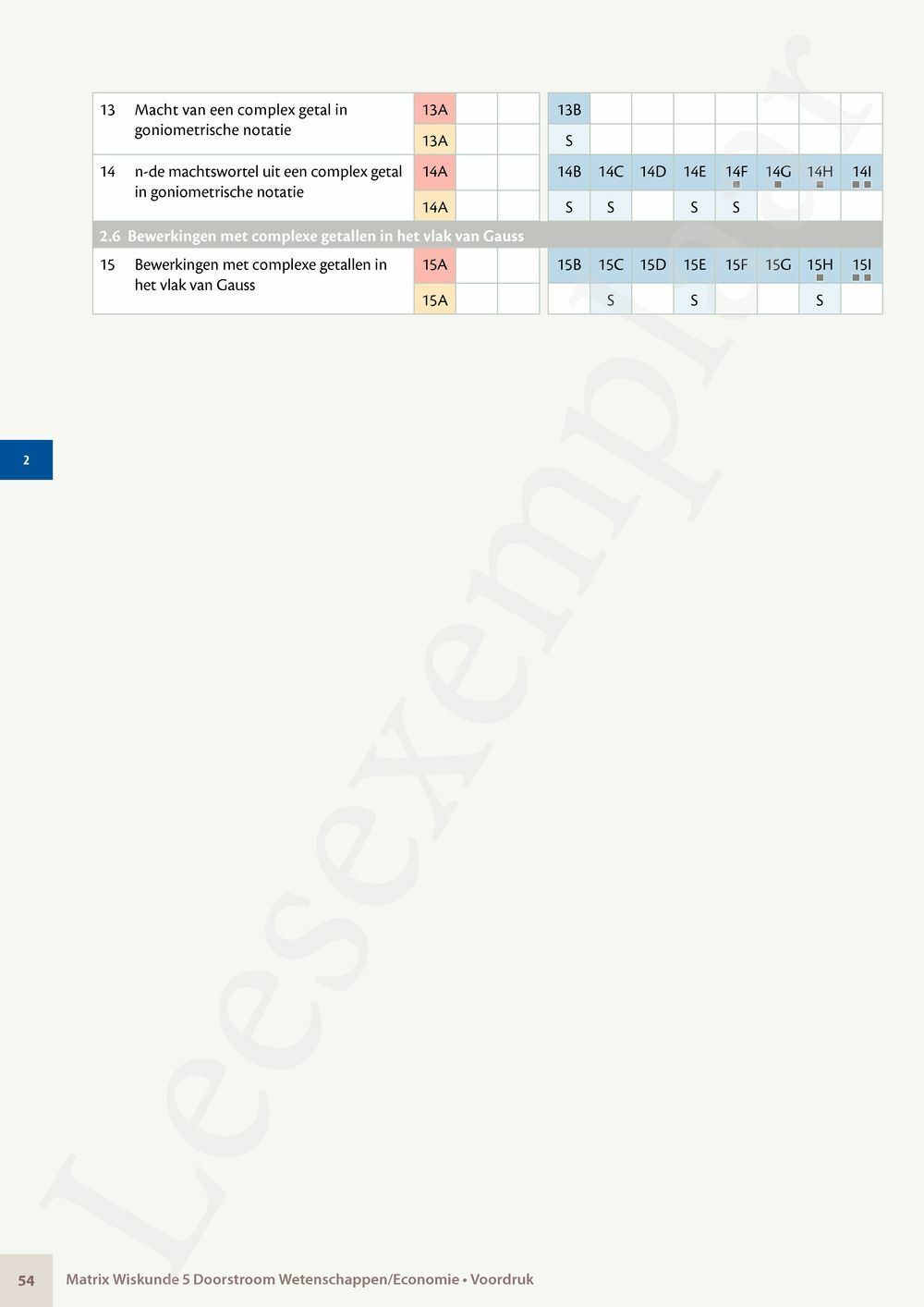 Preview: Matrix Wiskunde 5 Logica, complexe getallen Doorstroom Wetenschappen Handboek (incl. Pelckmans Portaal)