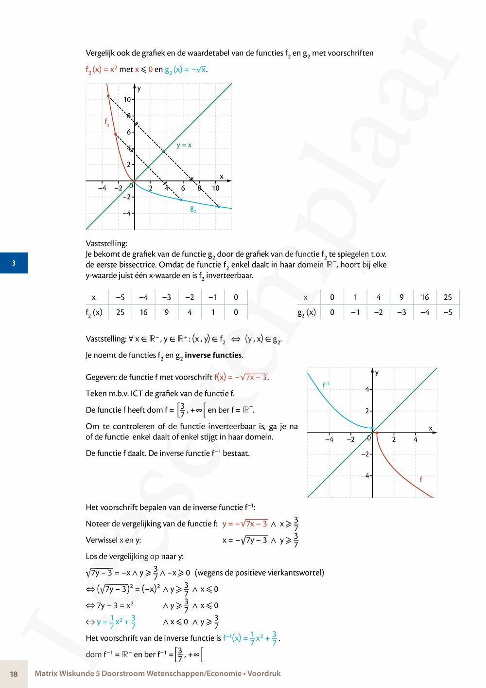 Preview: Matrix Wiskunde 5 Logica, complexe getallen Doorstroom Wetenschappen Handboek (incl. Pelckmans Portaal)