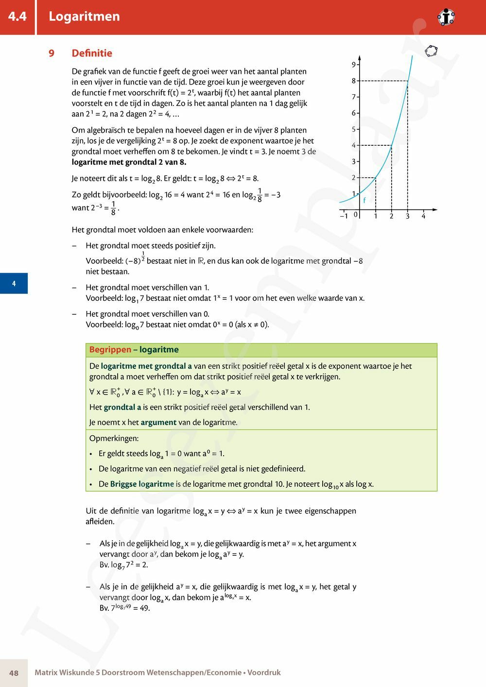 Preview: Matrix Wiskunde 5 Logica, complexe getallen Doorstroom Wetenschappen Handboek (incl. Pelckmans Portaal)