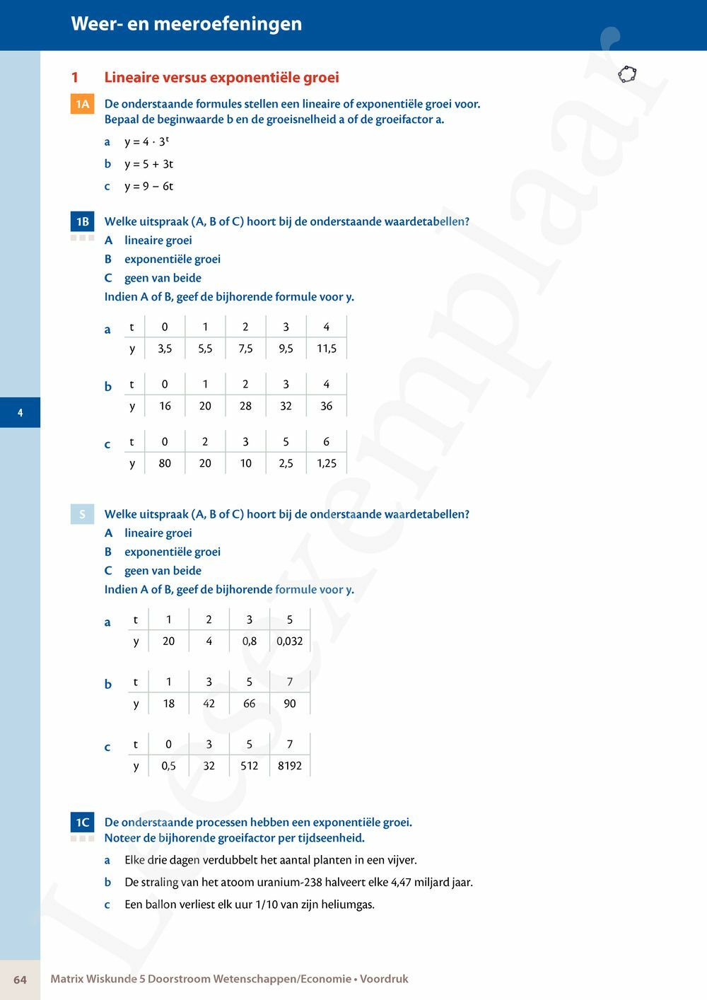 Preview: Matrix Wiskunde 5 Logica, complexe getallen Doorstroom Wetenschappen Handboek (incl. Pelckmans Portaal)