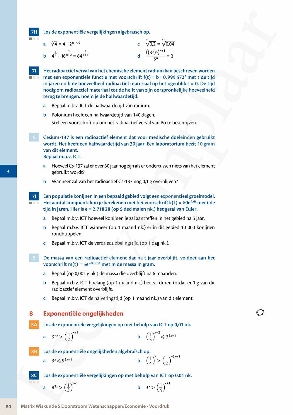 Preview: Matrix Wiskunde 5 Logica, complexe getallen Doorstroom Wetenschappen Handboek (incl. Pelckmans Portaal)