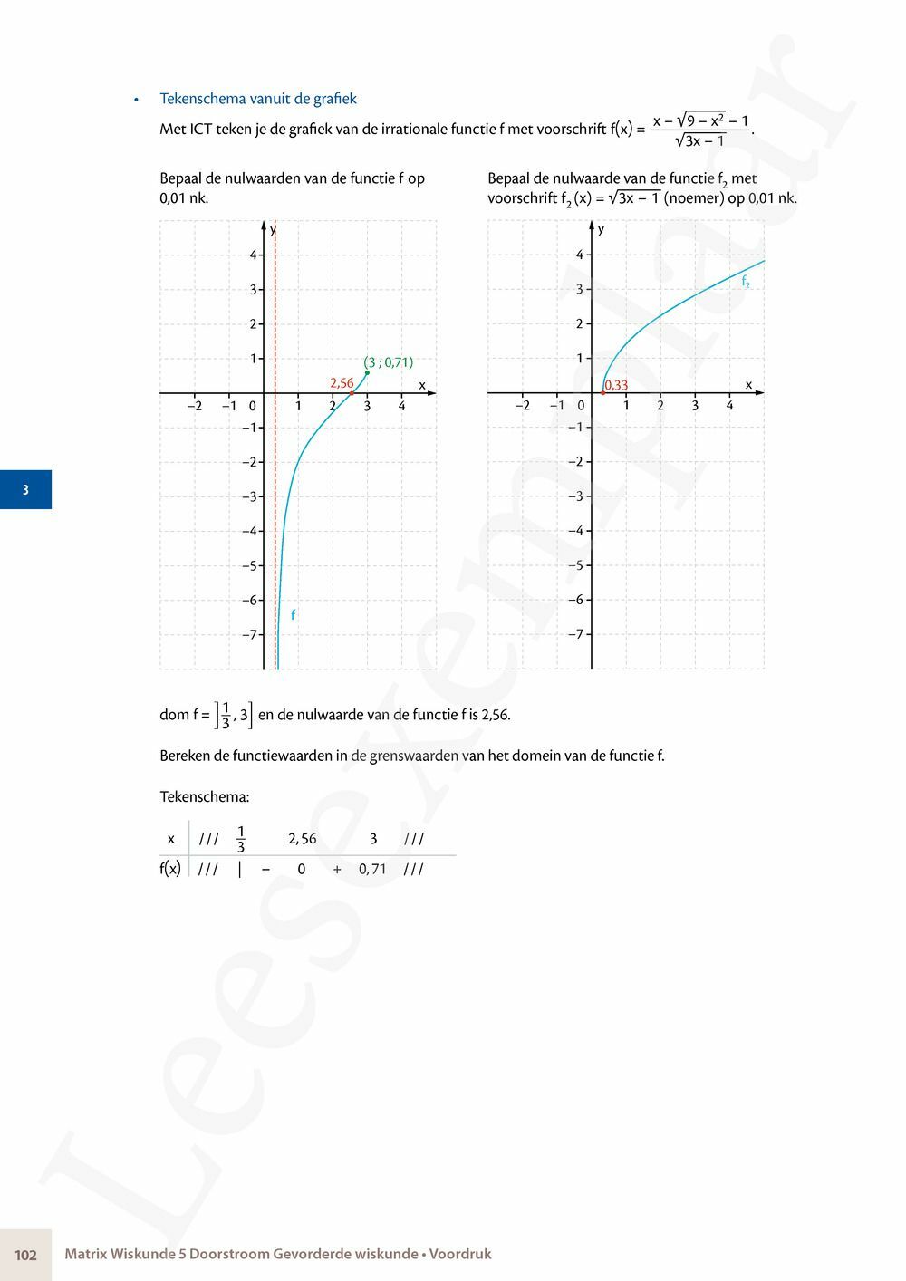 Preview: Matrix Wiskunde 5 Analyse deel 2: rijen, continuïteit, limieten, afgeleiden en verloop van functies Doorstroom Gevorderde wiskunde Handboek (incl. Pelckmans Portaal)