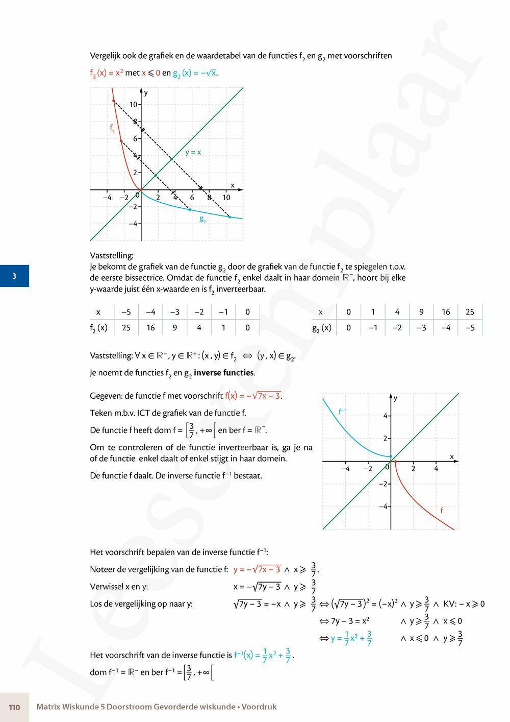 Preview: Matrix Wiskunde 5 Analyse deel 2: rijen, continuïteit, limieten, afgeleiden en verloop van functies Doorstroom Gevorderde wiskunde Handboek (incl. Pelckmans Portaal)