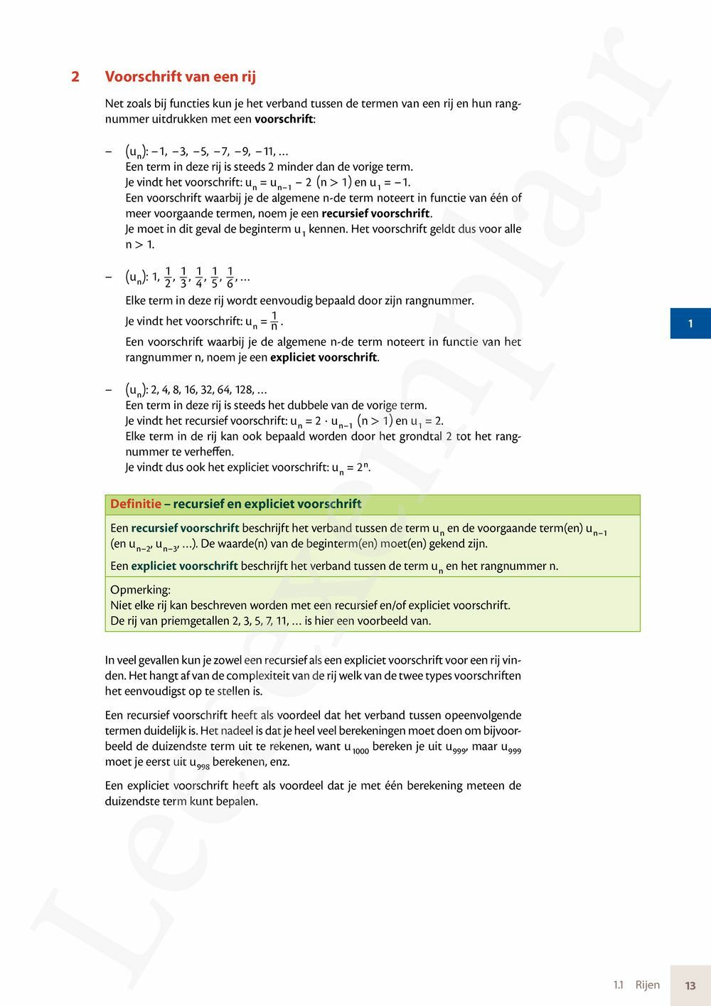 Preview: Matrix Wiskunde 5 Analyse deel 2: rijen, continuïteit, limieten, afgeleiden en verloop van functies Doorstroom Gevorderde wiskunde Handboek (incl. Pelckmans Portaal)