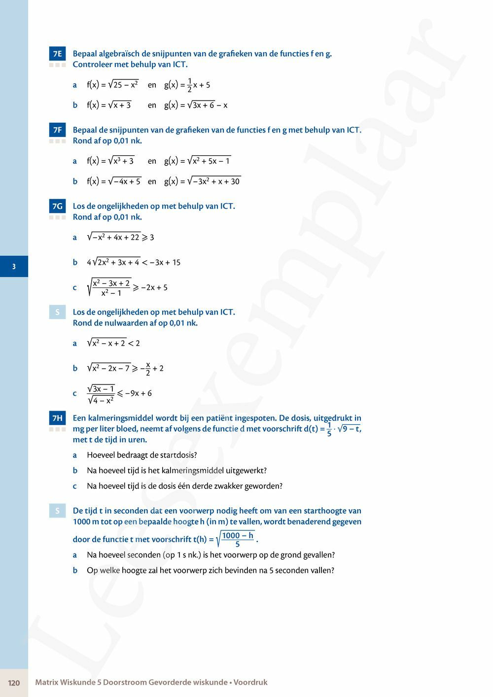 Preview: Matrix Wiskunde 5 Analyse deel 2: rijen, continuïteit, limieten, afgeleiden en verloop van functies Doorstroom Gevorderde wiskunde Handboek (incl. Pelckmans Portaal)