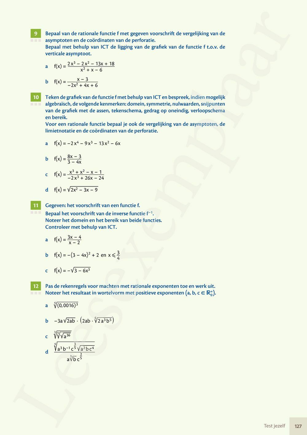 Preview: Matrix Wiskunde 5 Analyse deel 2: rijen, continuïteit, limieten, afgeleiden en verloop van functies Doorstroom Gevorderde wiskunde Handboek (incl. Pelckmans Portaal)