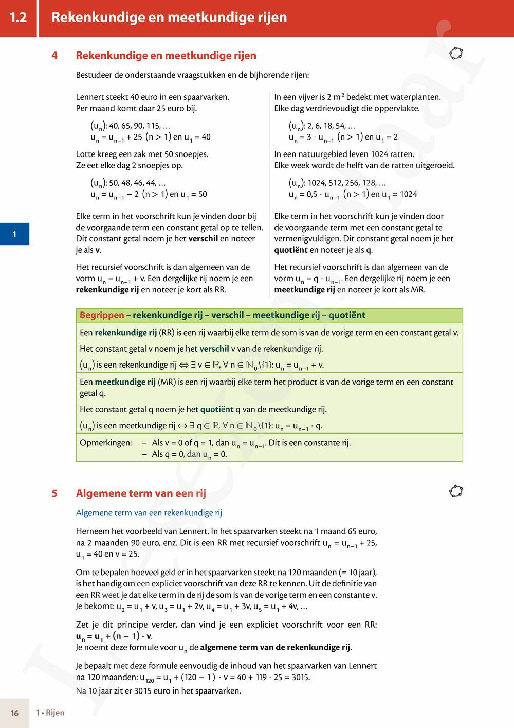 Preview: Matrix Wiskunde 5 Analyse deel 2: rijen, continuïteit, limieten, afgeleiden en verloop van functies Doorstroom Gevorderde wiskunde Handboek (incl. Pelckmans Portaal)