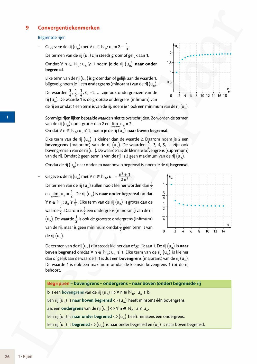 Preview: Matrix Wiskunde 5 Analyse deel 2: rijen, continuïteit, limieten, afgeleiden en verloop van functies Doorstroom Gevorderde wiskunde Handboek (incl. Pelckmans Portaal)