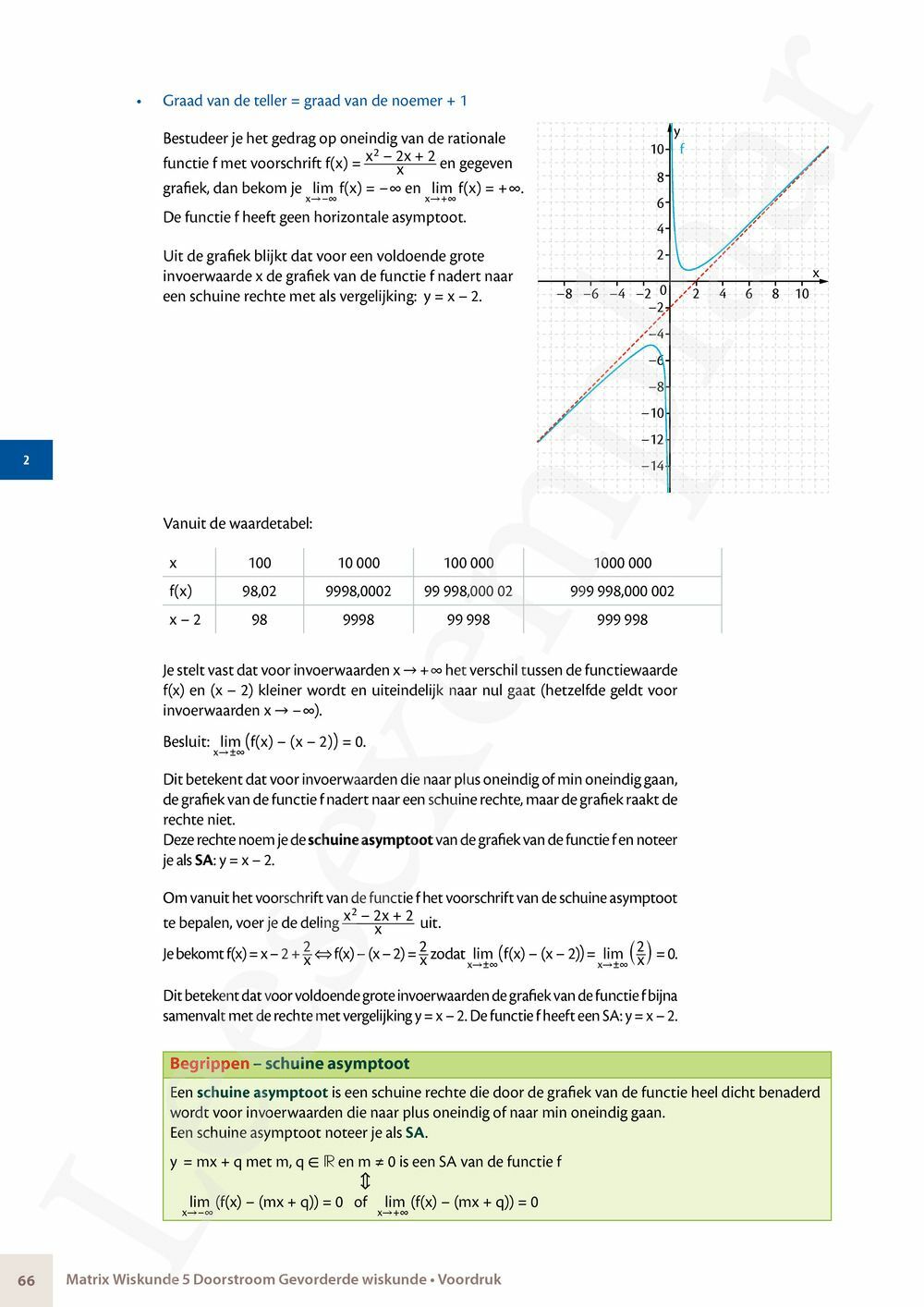 Preview: Matrix Wiskunde 5 Analyse deel 2: rijen, continuïteit, limieten, afgeleiden en verloop van functies Doorstroom Gevorderde wiskunde Handboek (incl. Pelckmans Portaal)