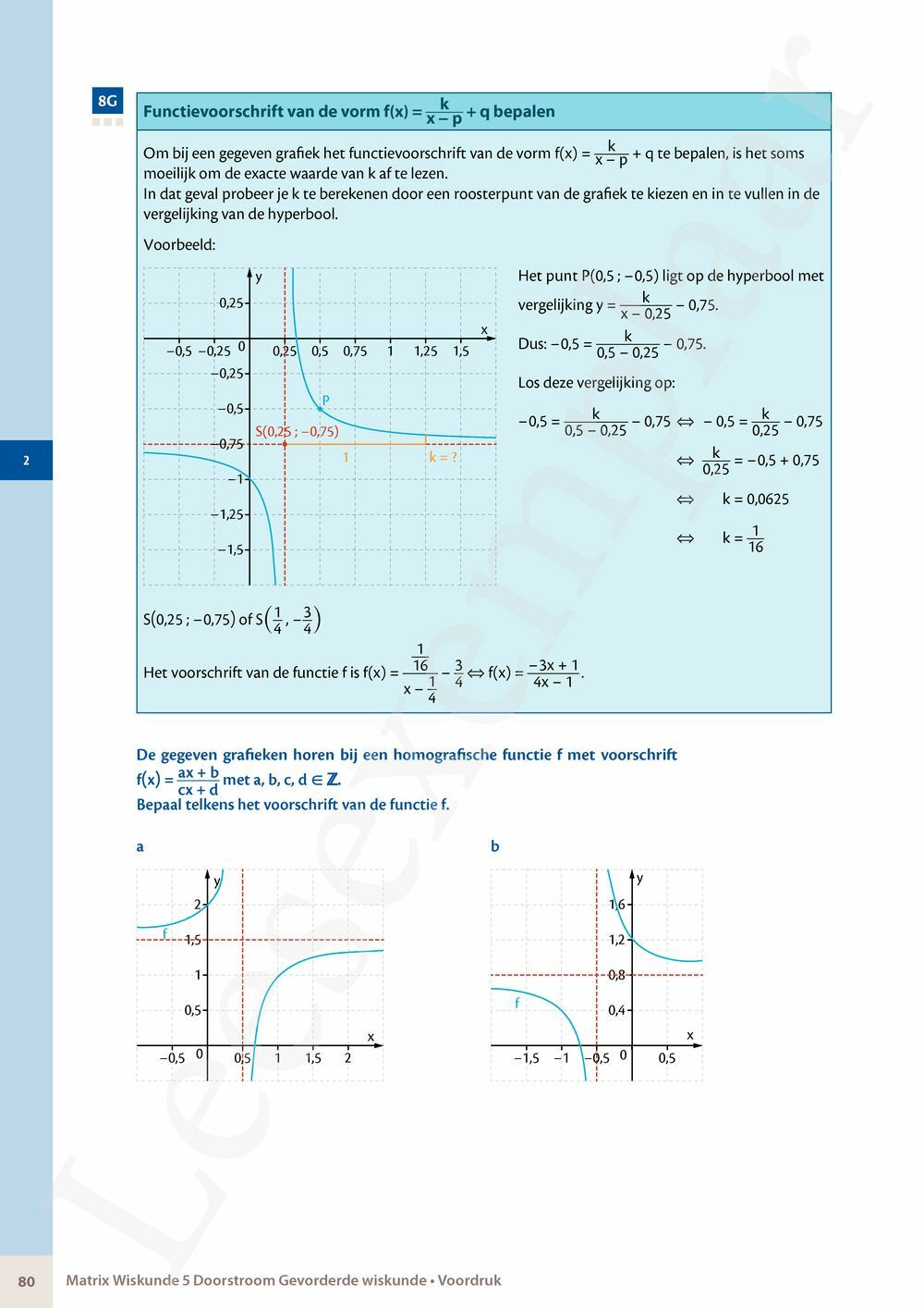 Preview: Matrix Wiskunde 5 Analyse deel 2: rijen, continuïteit, limieten, afgeleiden en verloop van functies Doorstroom Gevorderde wiskunde Handboek (incl. Pelckmans Portaal)